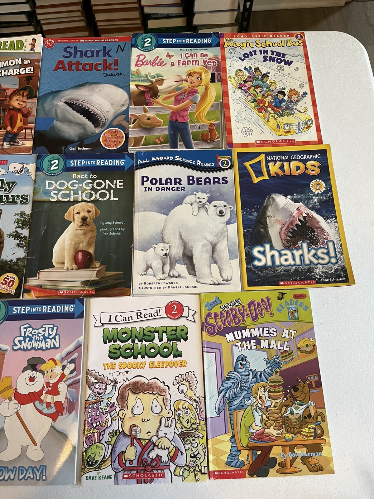 Lot of 20 Level 2 RL~Ready to-I Can Read-Step into Reading-Learn Read Books MIX