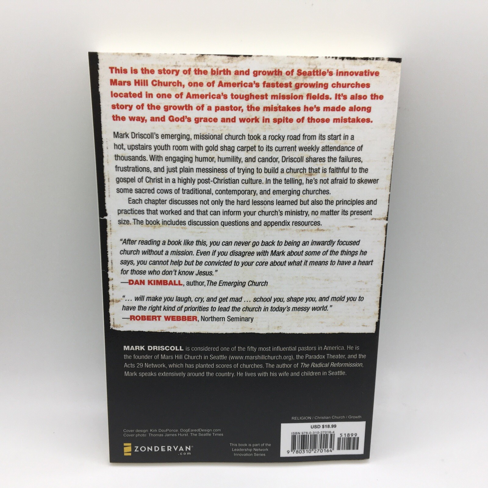 Confessions of a Reformission Rev.: Hard Lesson Mark Driscoll New Free Ship