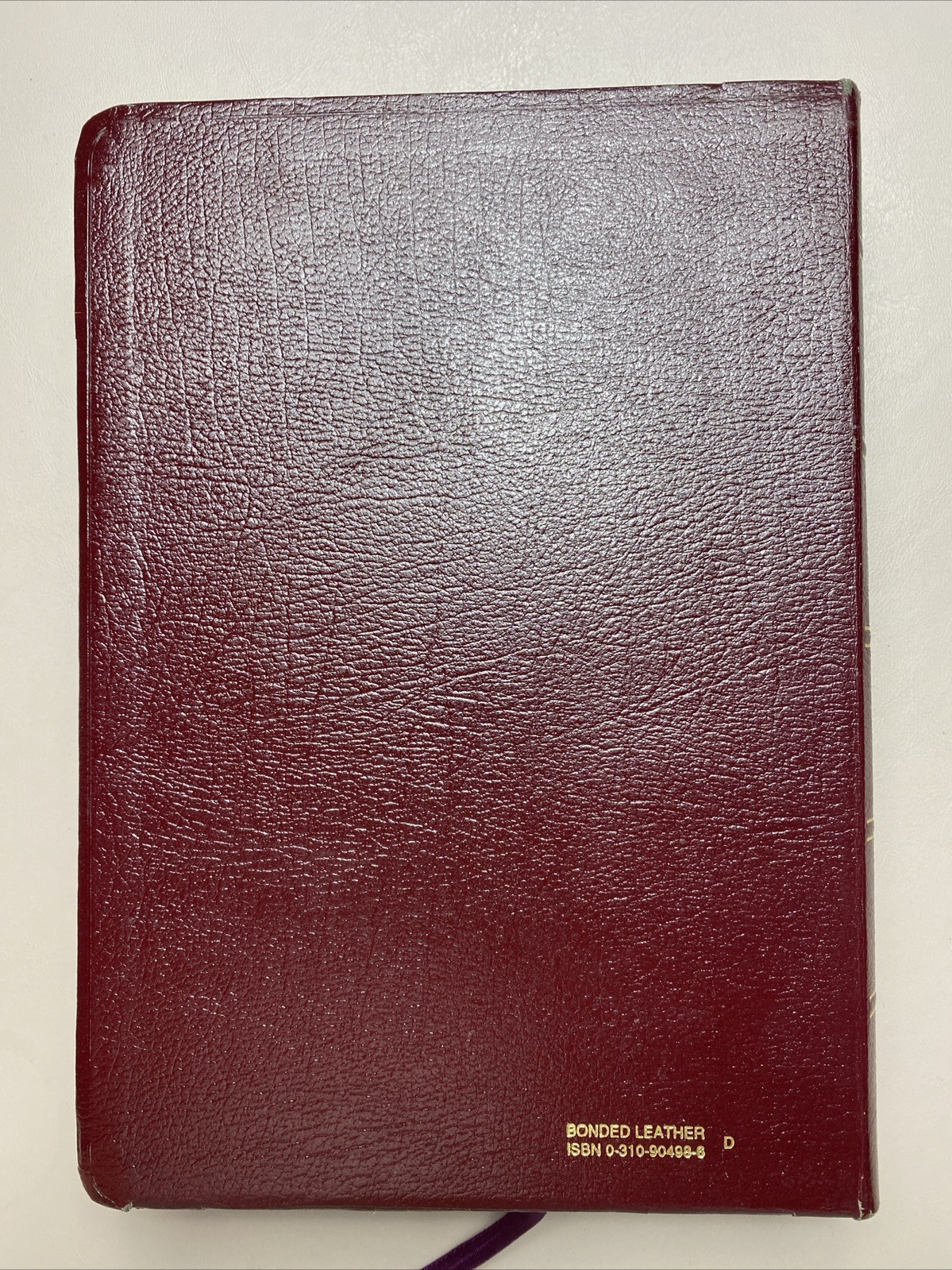 The NIV Study Bible Bonded Leather Red Letter Edition Zondervan 1985 Index Tabs