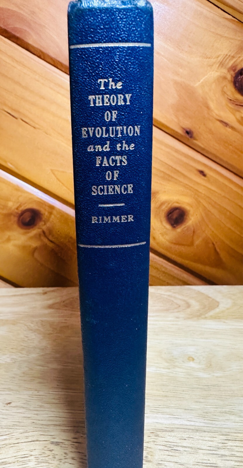The Theory of Evolution & Facts of Science by Harry Rimmer 4th Ed. 1939 HC Book