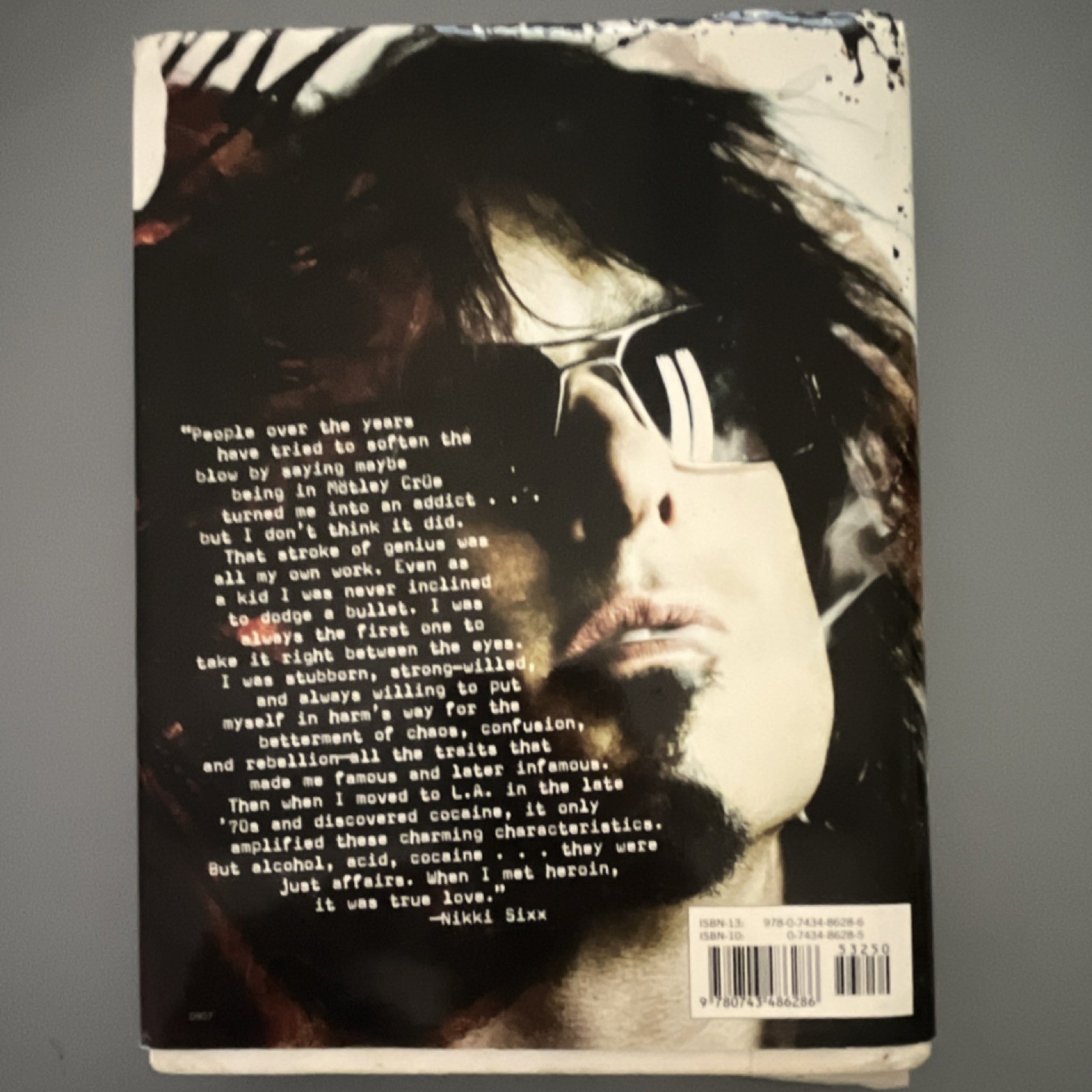 Nikki Sixx & Ian Gittins The Heroin Diaries Hardcover 2007 1st Ed Dust Jacket