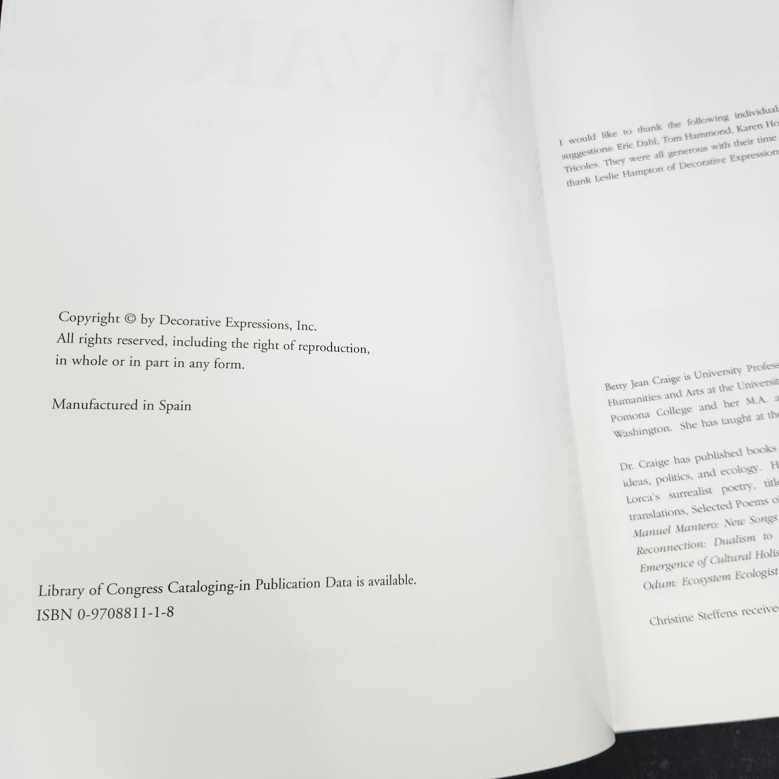 Artist Monograph : Alvar Thirty years of Lithography by Betty Jean Craige