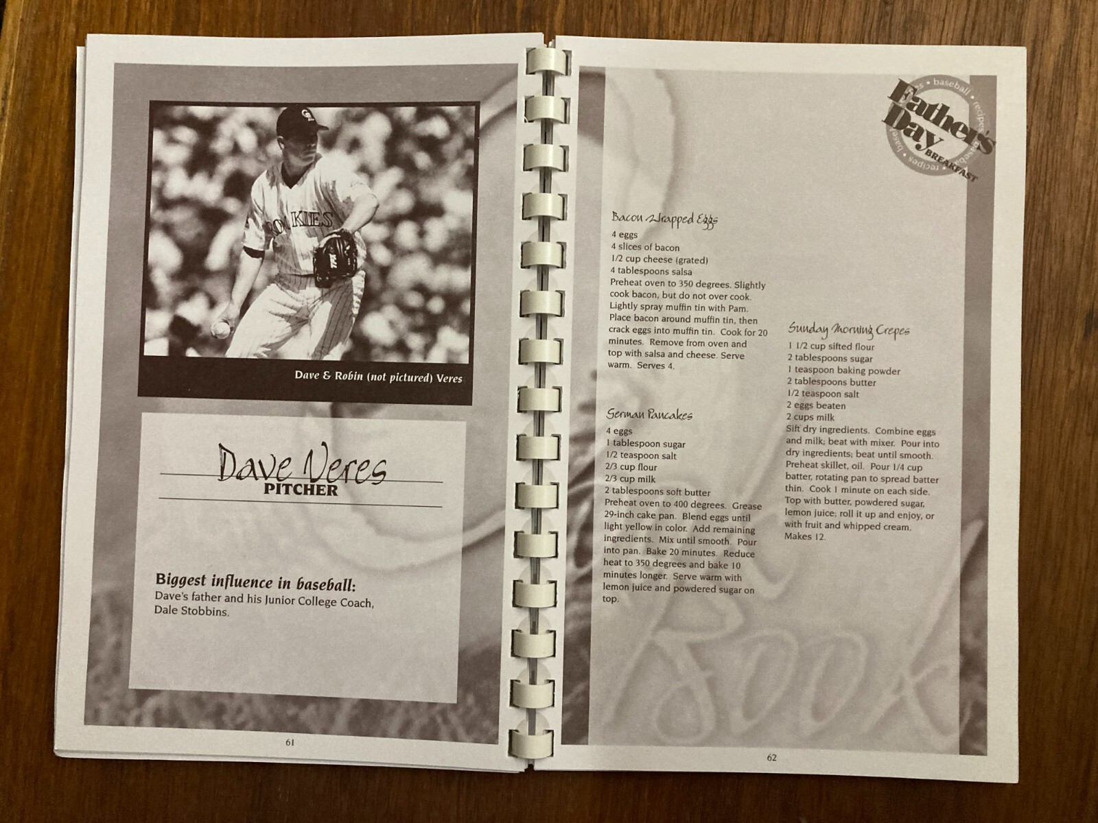 vintage Colorado Rockies MLB Baseball 1998 Second Annual 2nd Cookbook Cook Book