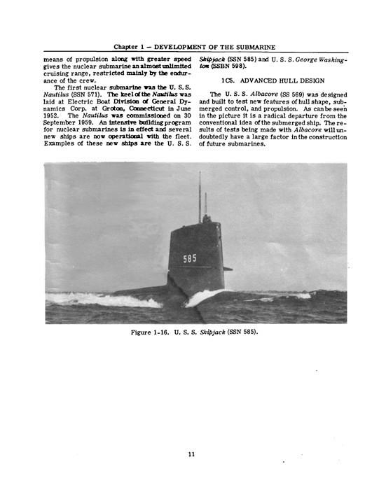 U.S. NAVY FLEET TYPE SUBMARINE GUPPY SUB INSTRUCTION BOOK