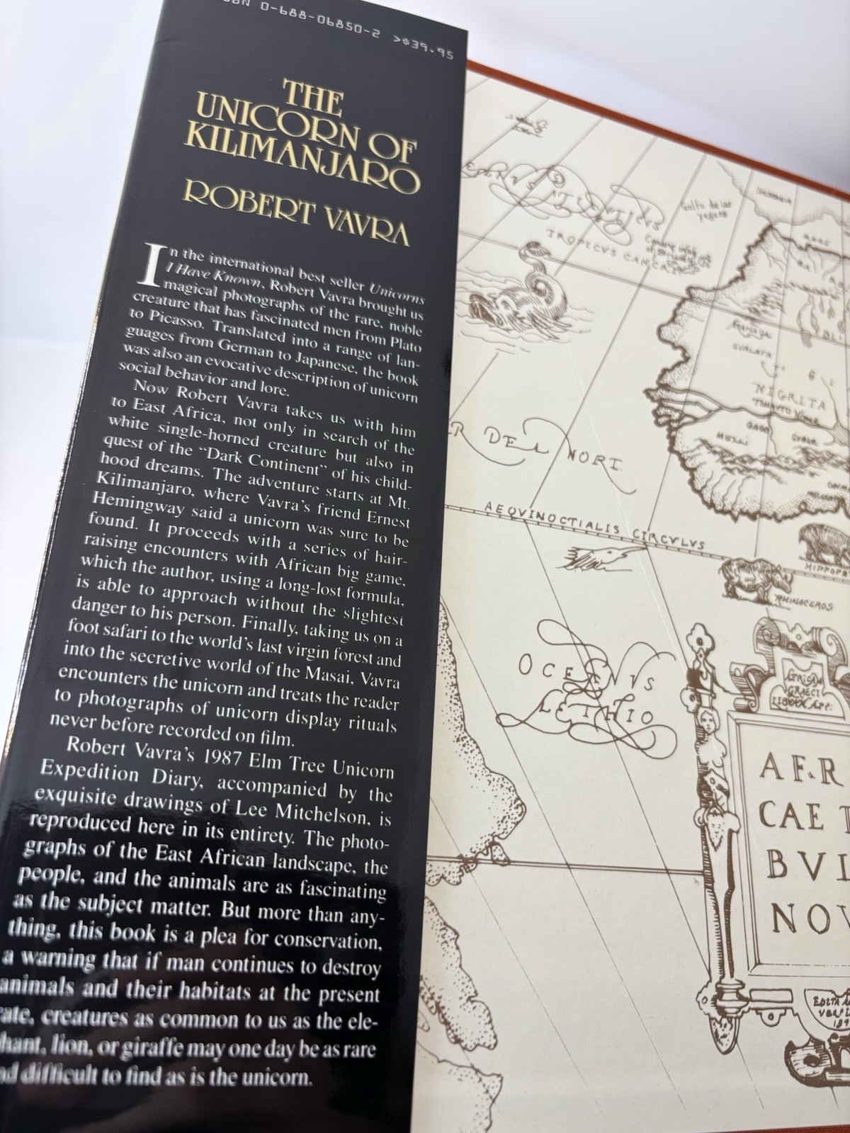 The Unicorn of Kilimanjaro | Robert Vavra | 1988 1st Ed Hardcover #LikeNew