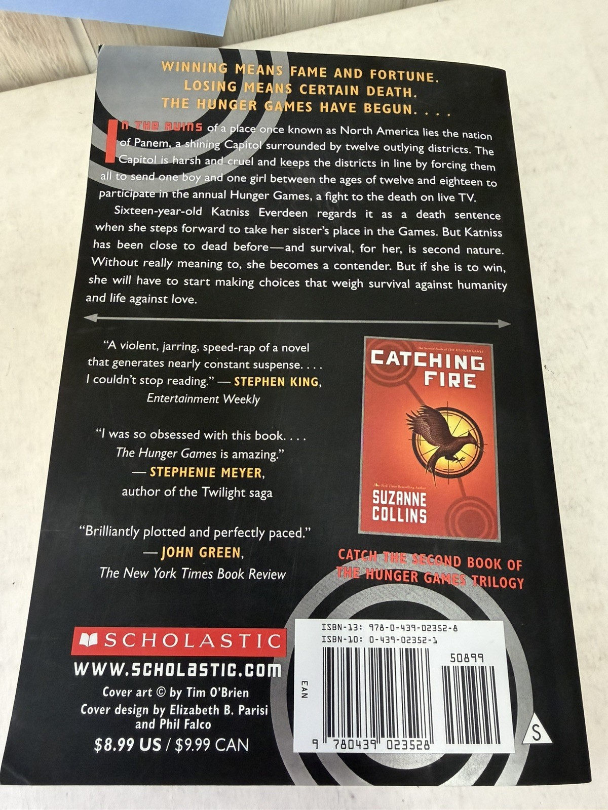The Hunger Game By Susan Collins.