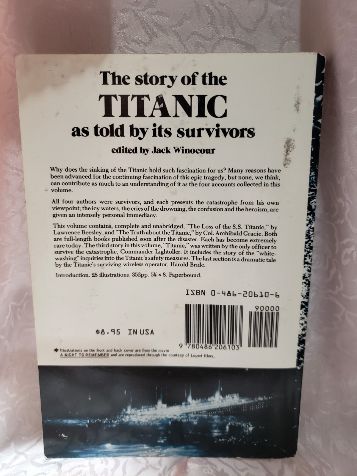Dover Maritime Ser.: The Story of the Titanic as Told by Its Survivors by Jack W