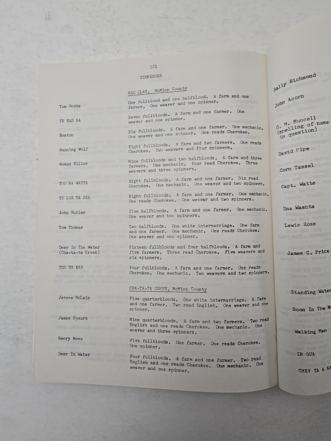 Those Who Cried The 16000 1983 Census of The Cherokee Nation of the U.S. Book