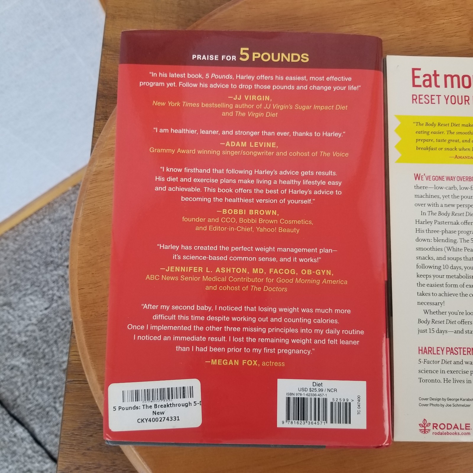 Harley Pasternak Book Bundle Set of Two Books Diet Workout Weight-Loss Recipes