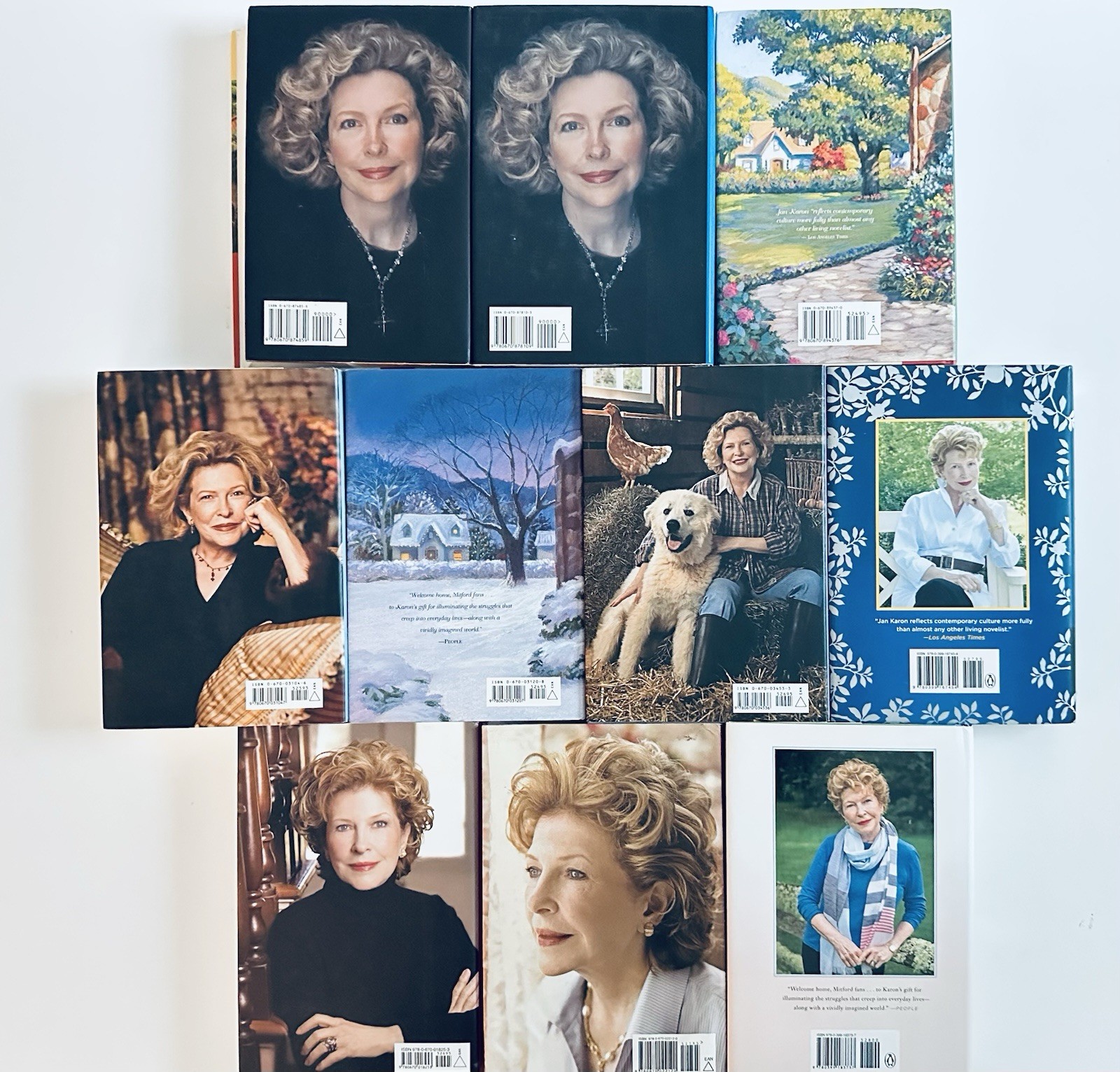 Jan Karon Mitford Series Lot Ten Hardcover Novels Beloved Small Town Christian