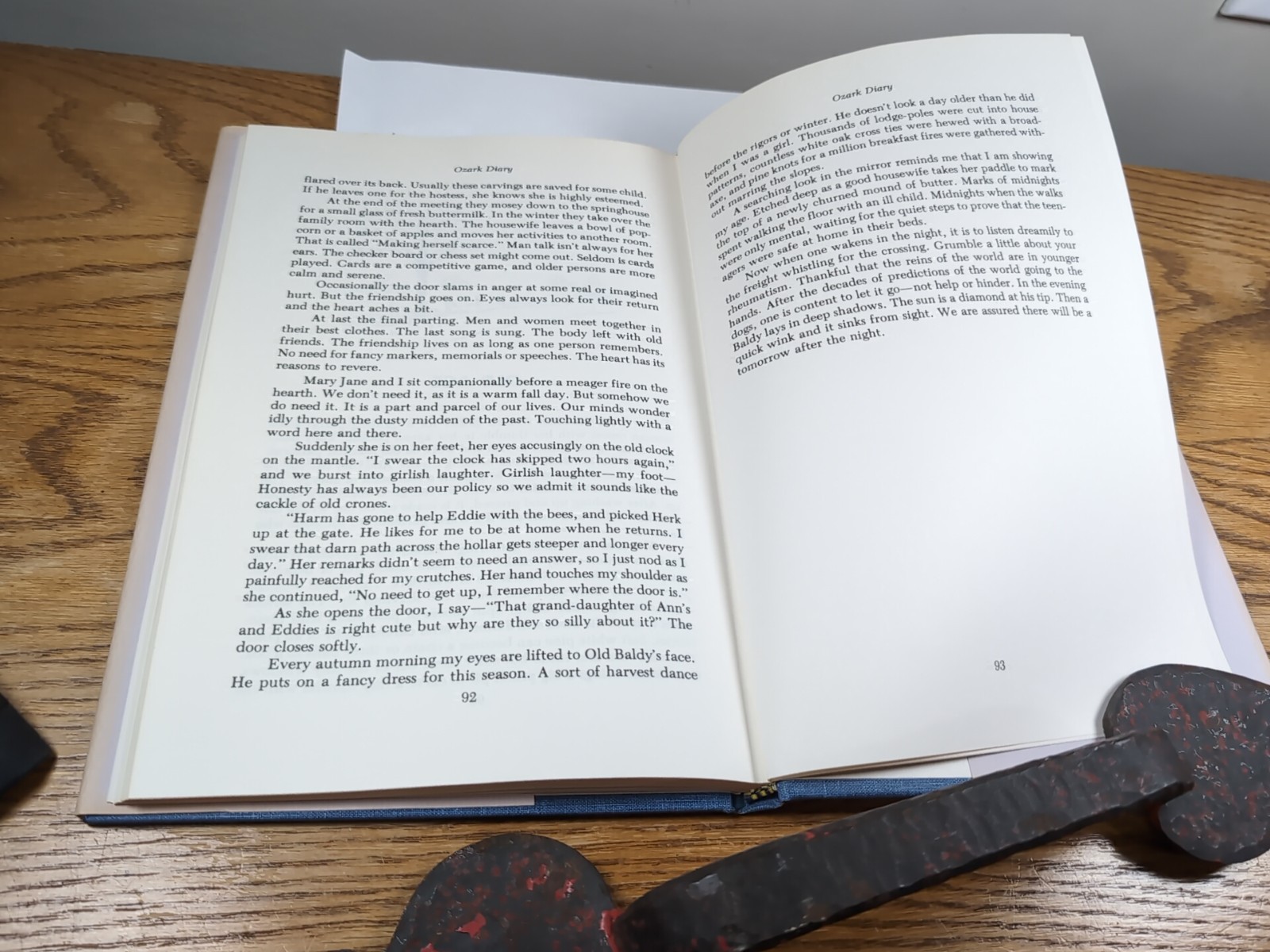 Ozark Diary By Minnie J. Sellens 1984, Privately Printed. Unique Book