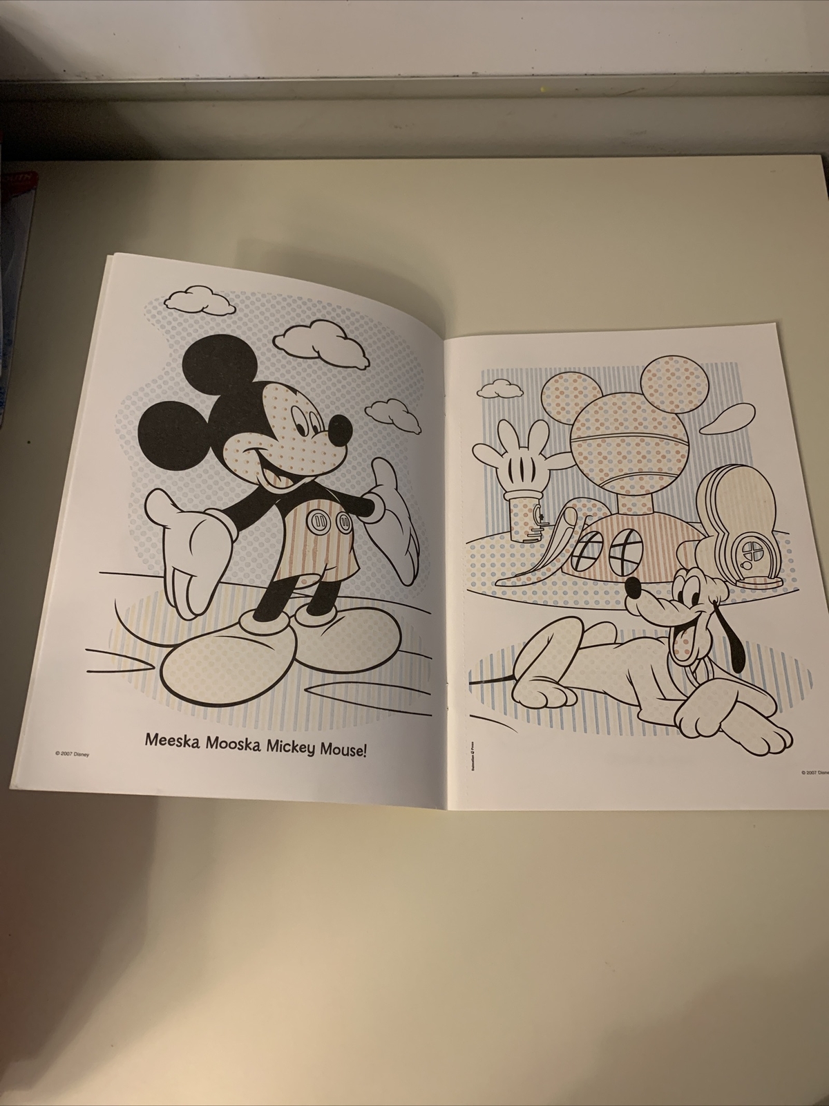 2-DISNEY MICKEY MOUSE CLUBHOUSE PAINT WITH WATER By Dalmatian Press