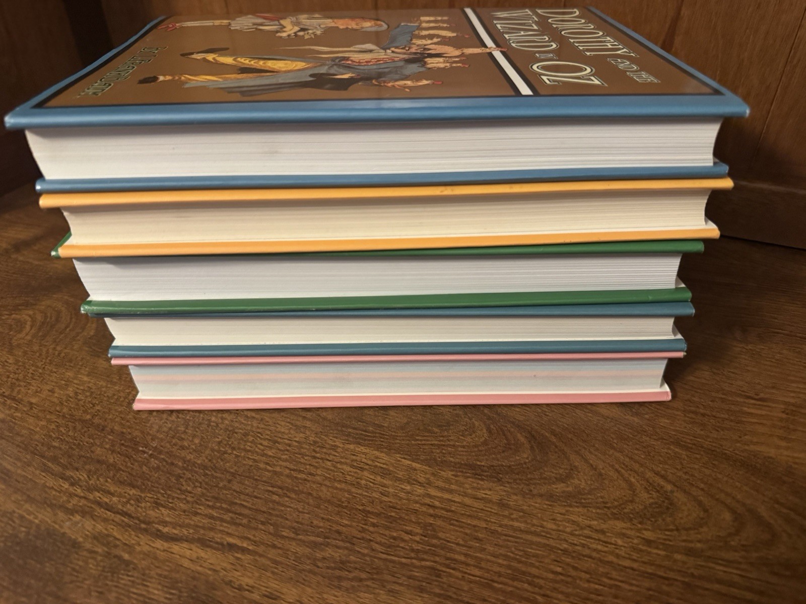 Wizard of Oz 5 Books of Wonder Lot Tik-Tok Patchwork Scarecrow, Ozma,Dorothy EUC