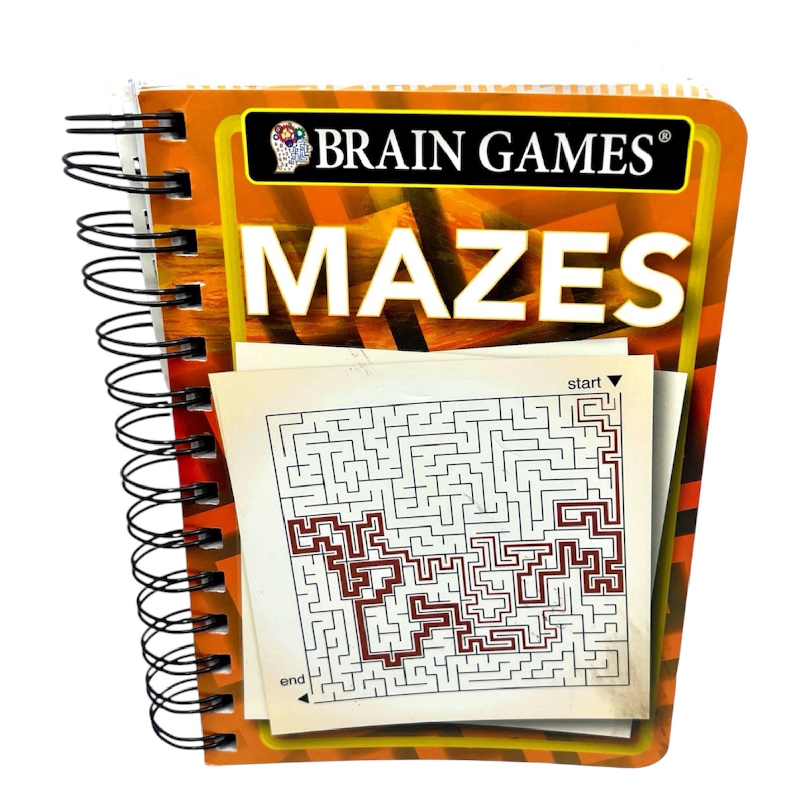 Brain Games Mini Mazes Puzzle Book 2016 Publications International Travel Size