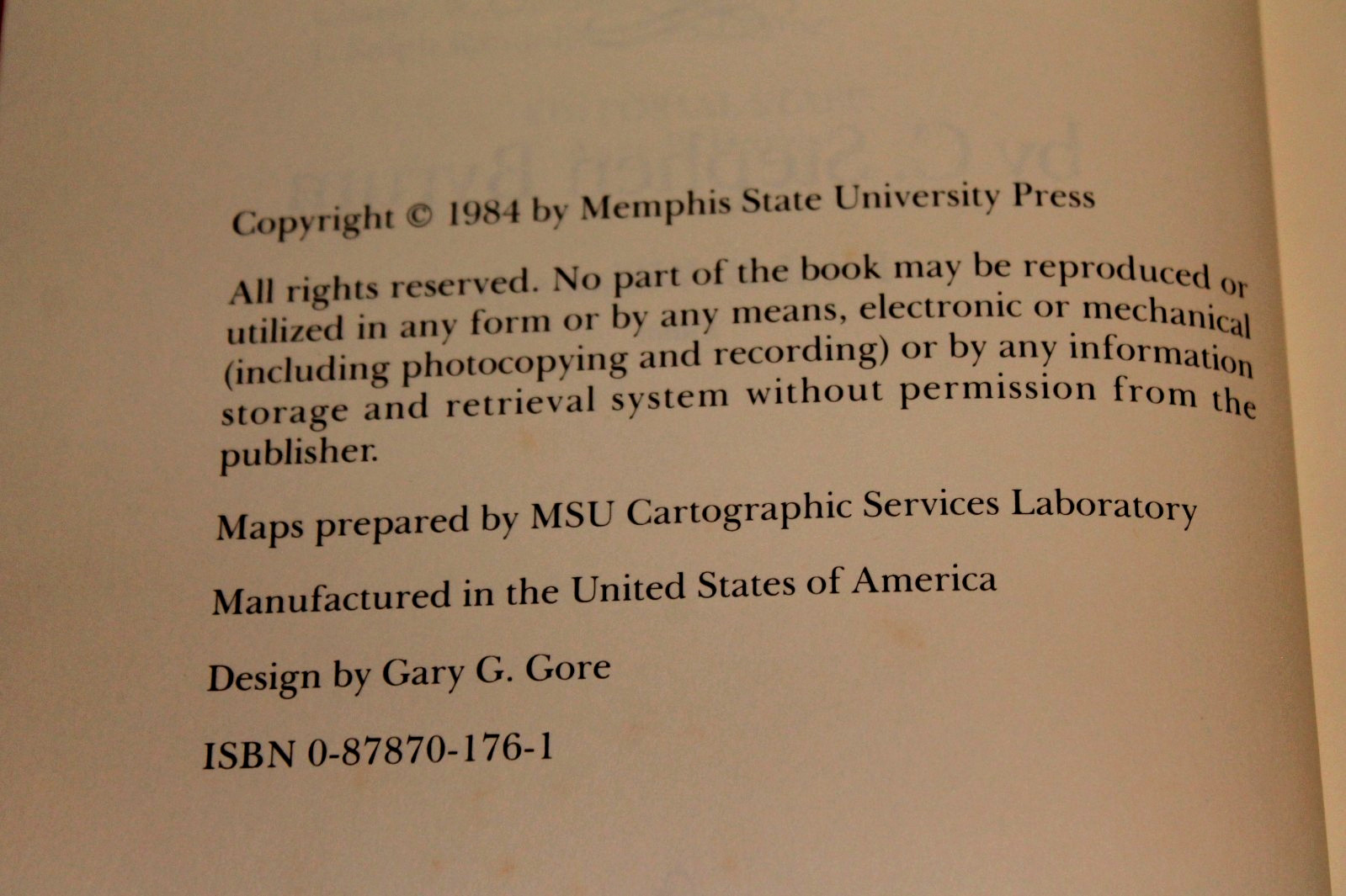 Limited Edition (#102) SIGNED by the author McMINN COUNTY Tennessee 1984