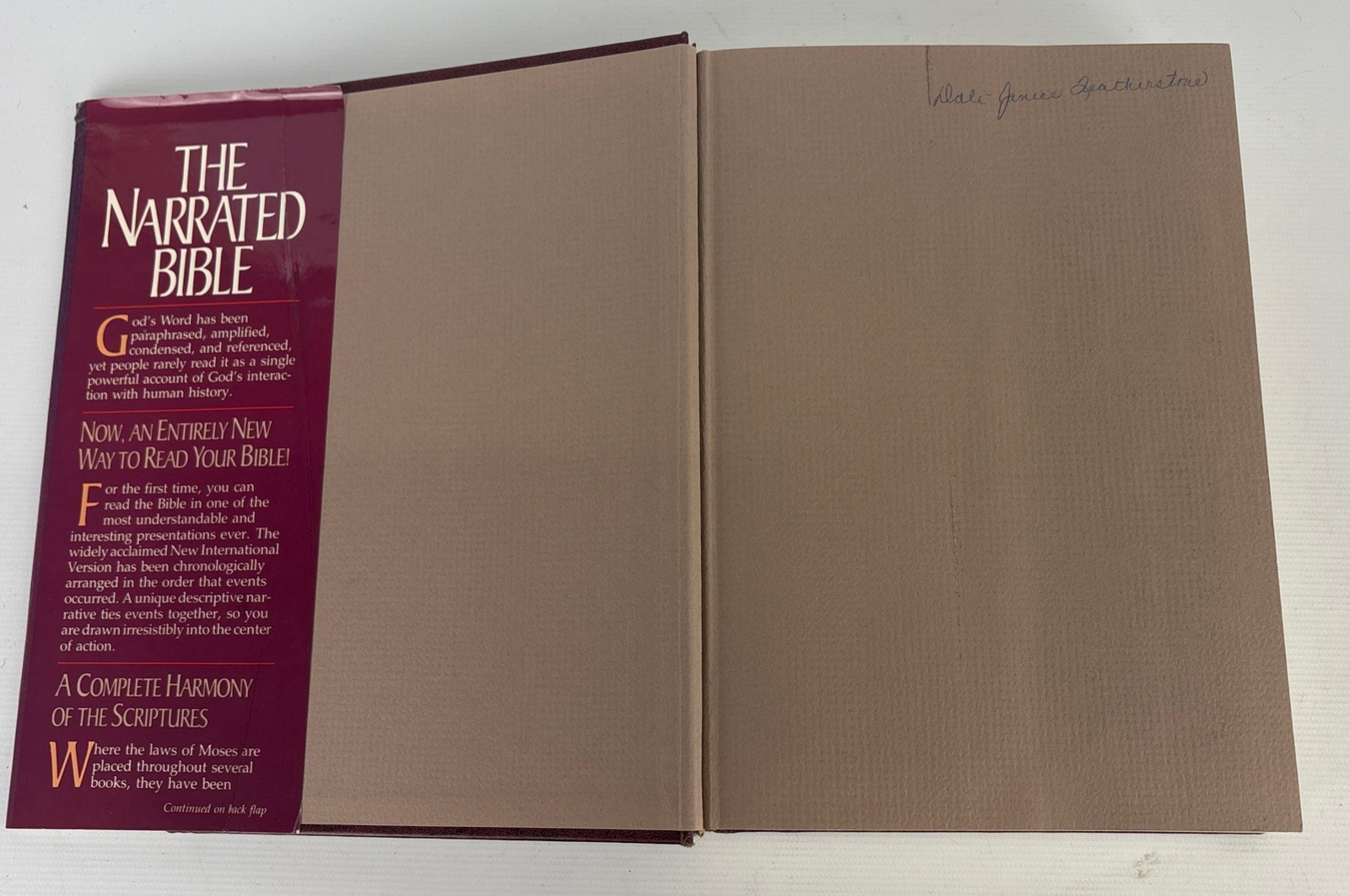 Narrated Bible by F. LaGard Smith (1984, Hardcover)