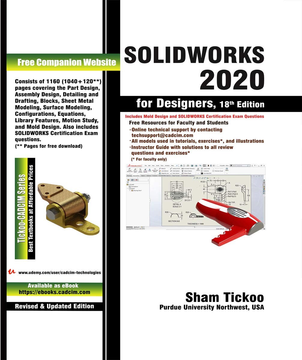 SOLIDWORKS 2020 for Designers, 18th Edition – paperback CADCIM Technologies|…
