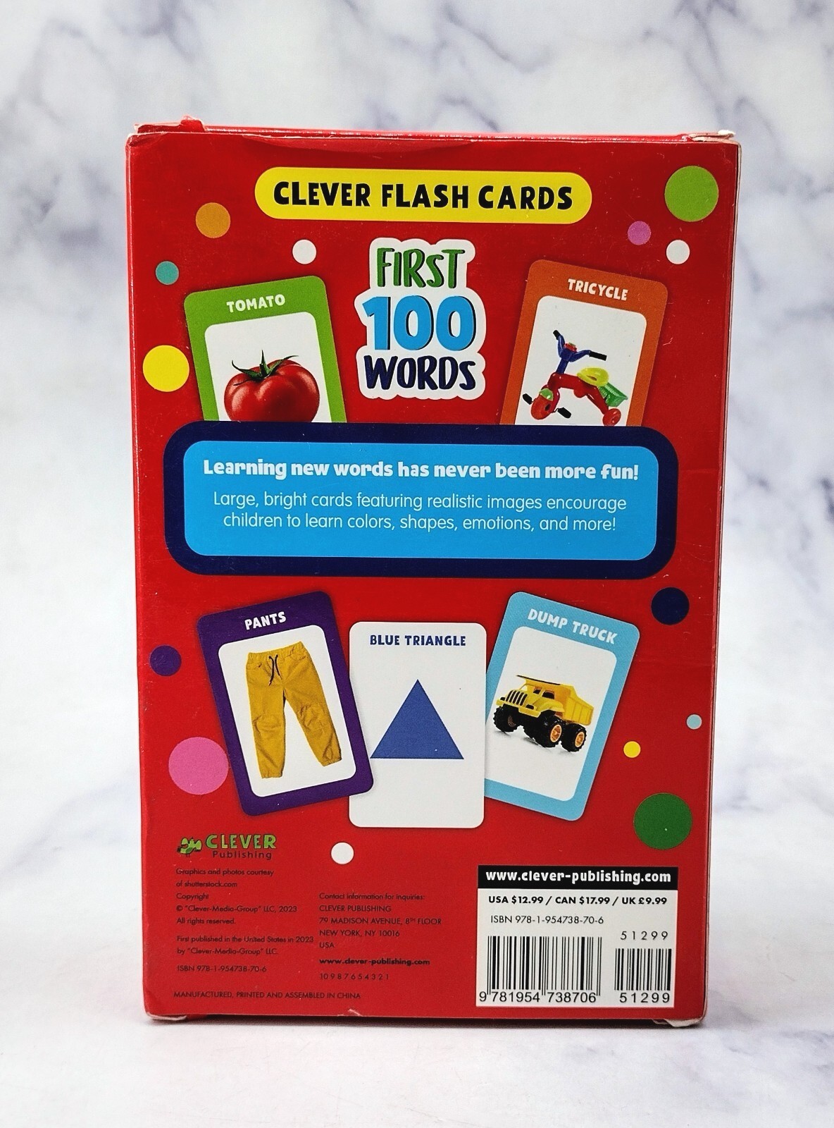 Clever Flash Cards Ser.: First 100 Words by Clever Publishing (2023)