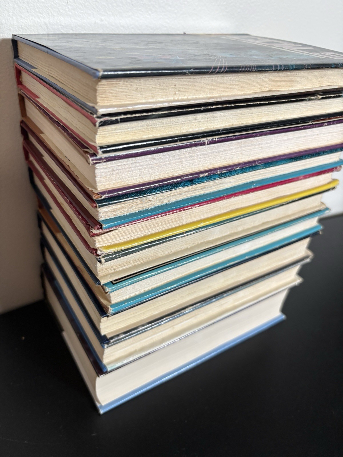 Vintage 70s & 80s Science Fiction Sci-Fi Book Lot of 10 HC, assorted authors