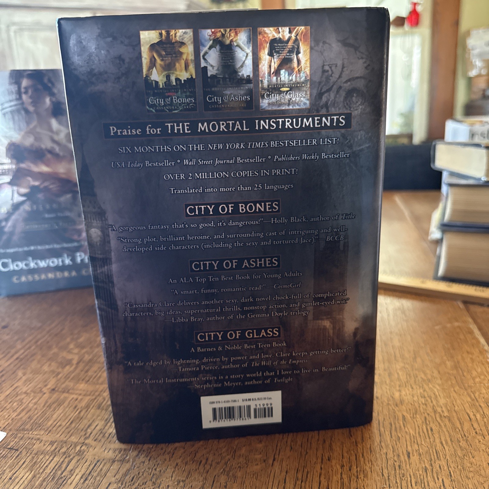 The Infernal Devices Trilogy by Cassandra Clare 1st Editions 1st Printings Clock