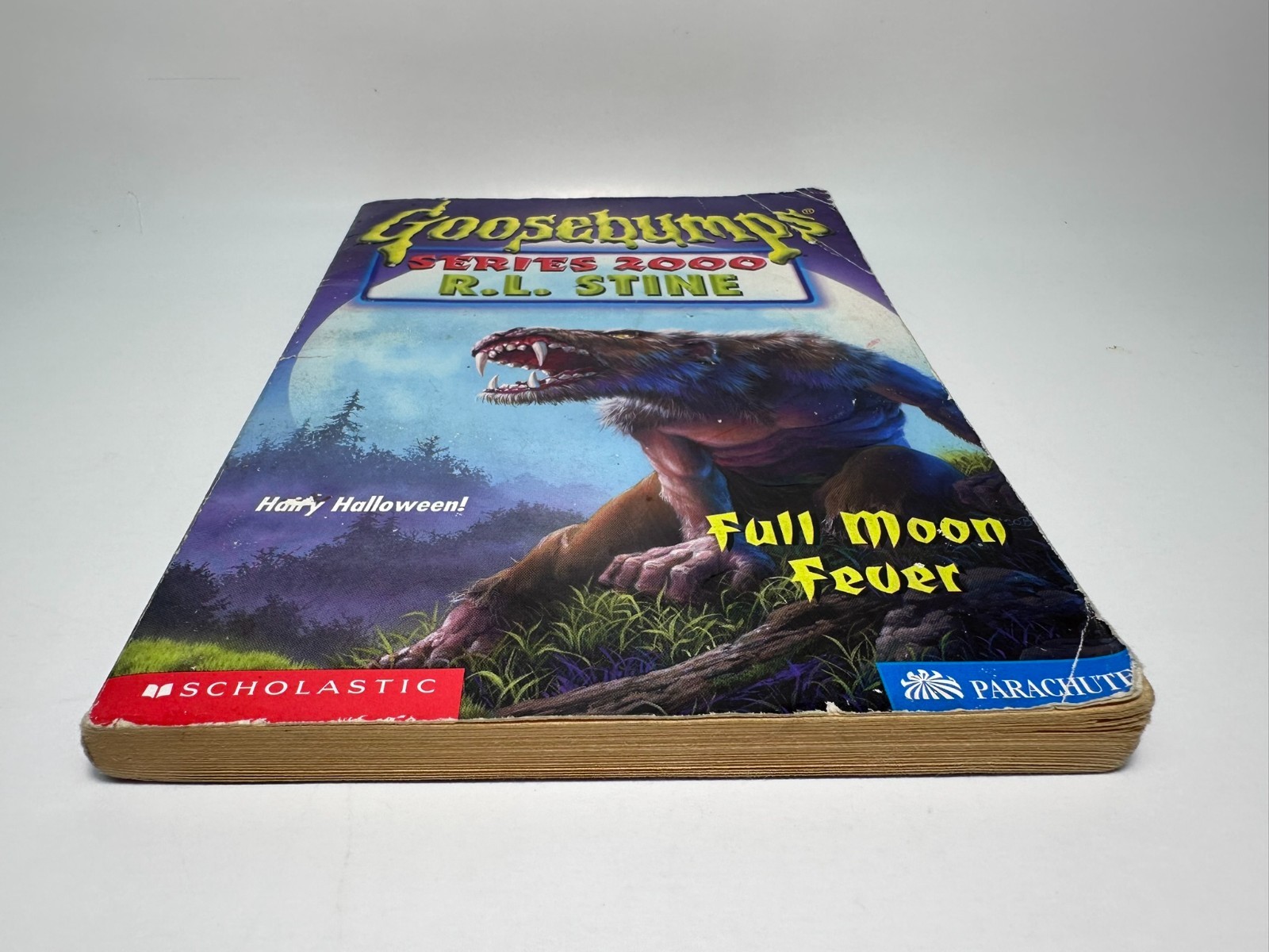 1st Print #22 Full Moon Fever Goosebumps Series 2000 RL Stine Book – BARGAIN BIN