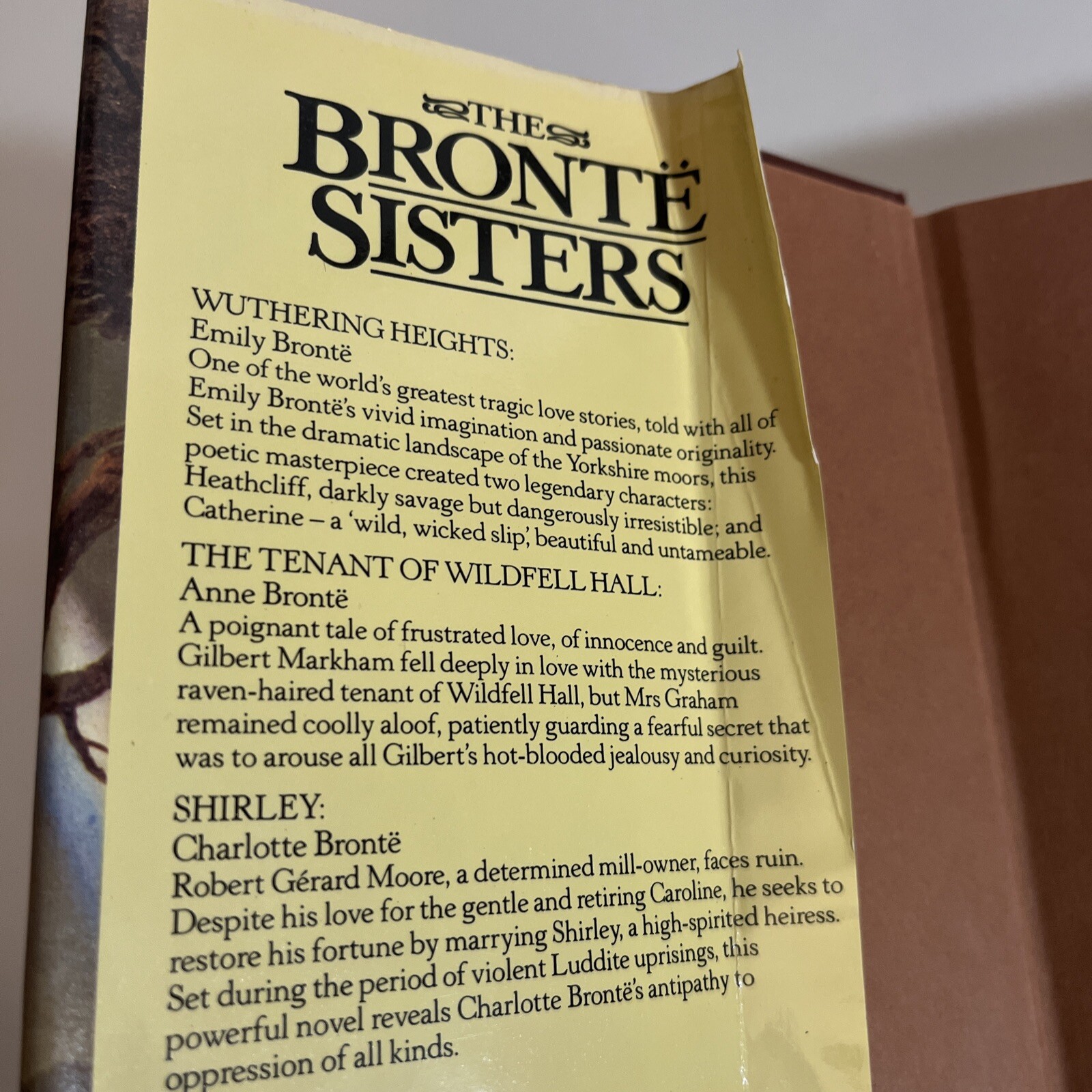 The Brontë Sisters 4 Novels Complete & Unabridged In 1 Book 1980 Dust Jacket