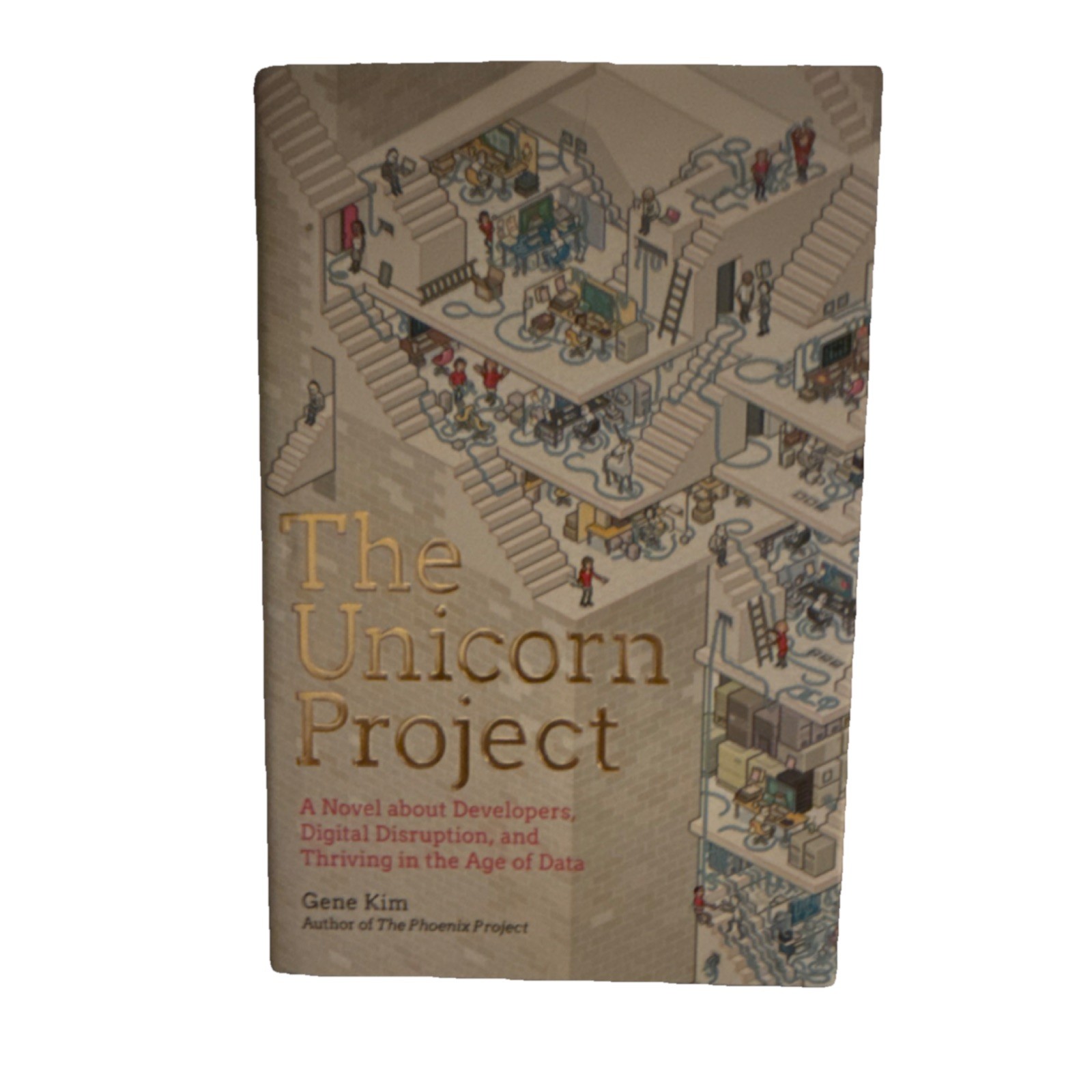 The Unicorn Project by Gene Kim Hardcover Business Novel on Developers & Data