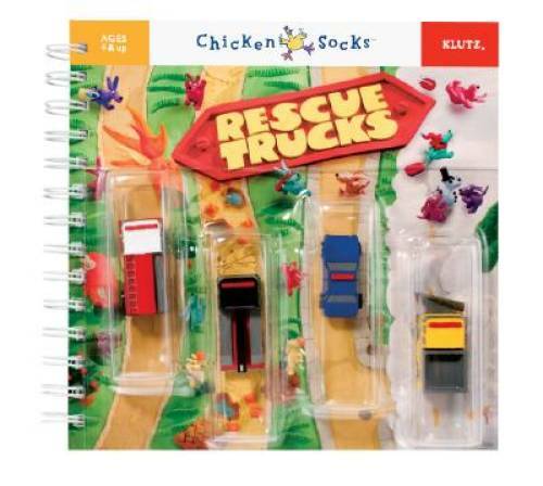 Rescue Trucks (Chicken Socks) – Spiral-bound By The Editors of Klutz – GOOD