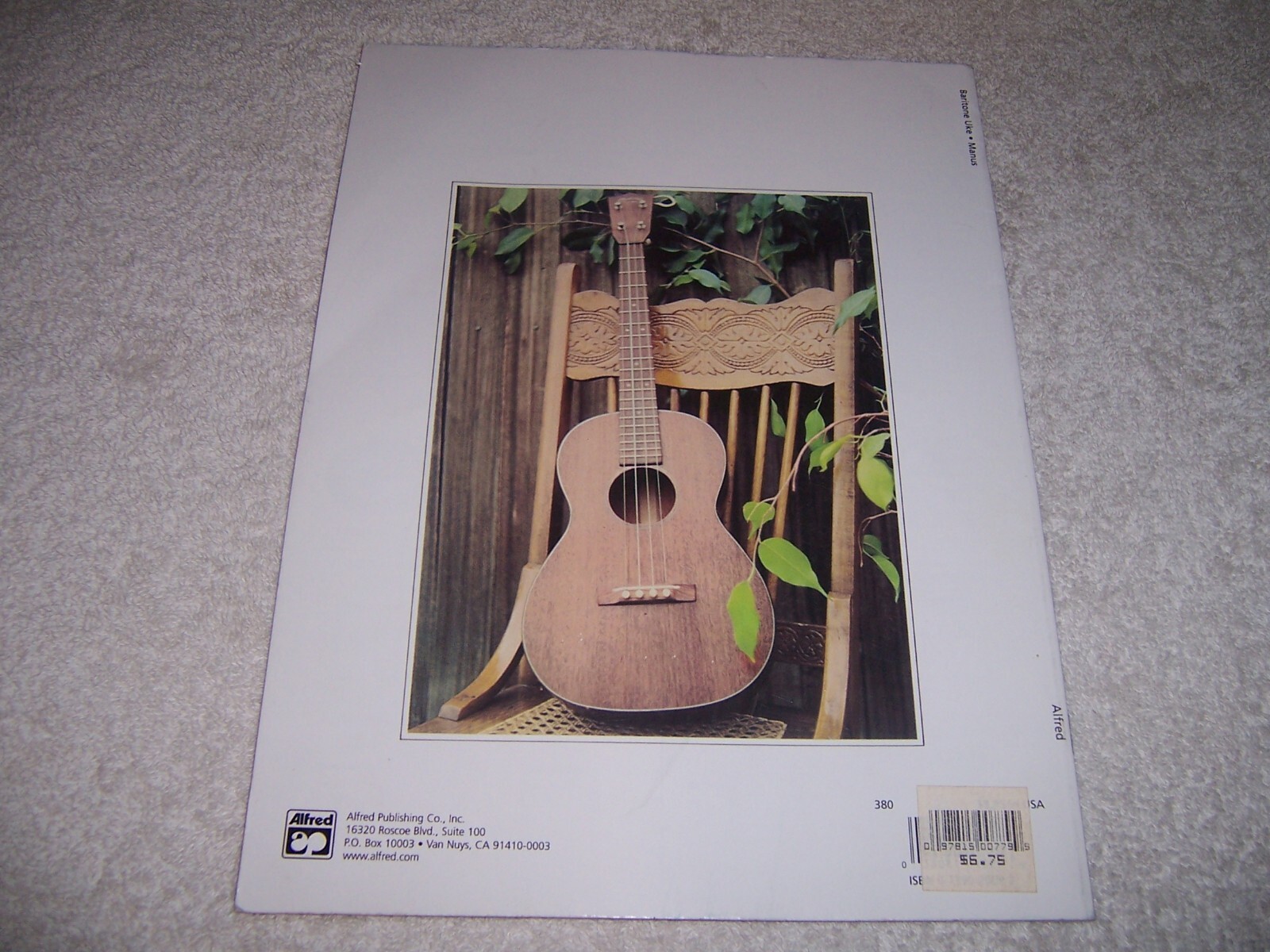 Baritone Uke Learn to Play the Alfred Way Morton Manus pb Ukulele
