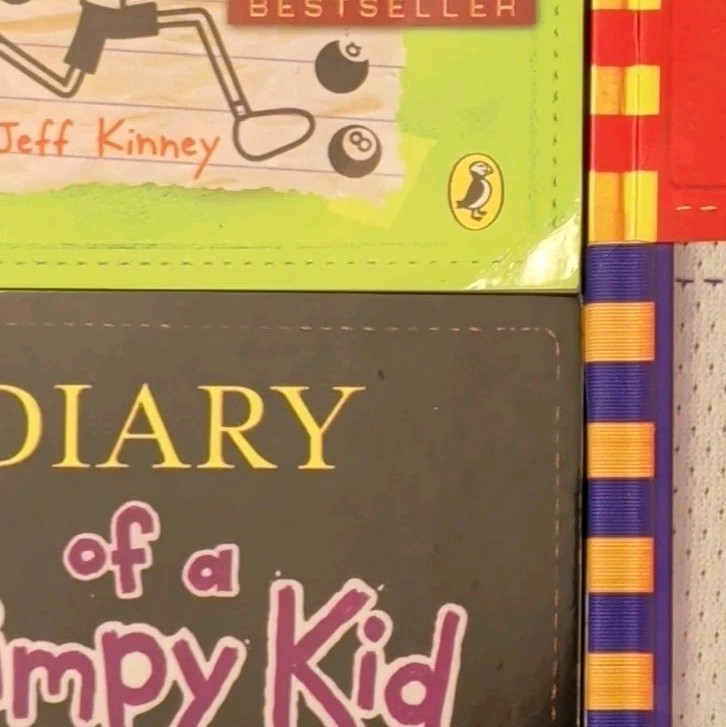 Jeff Kinney Diary of a Wimpy Kid Set of Books and Game Ages 9-12 School Fiction
