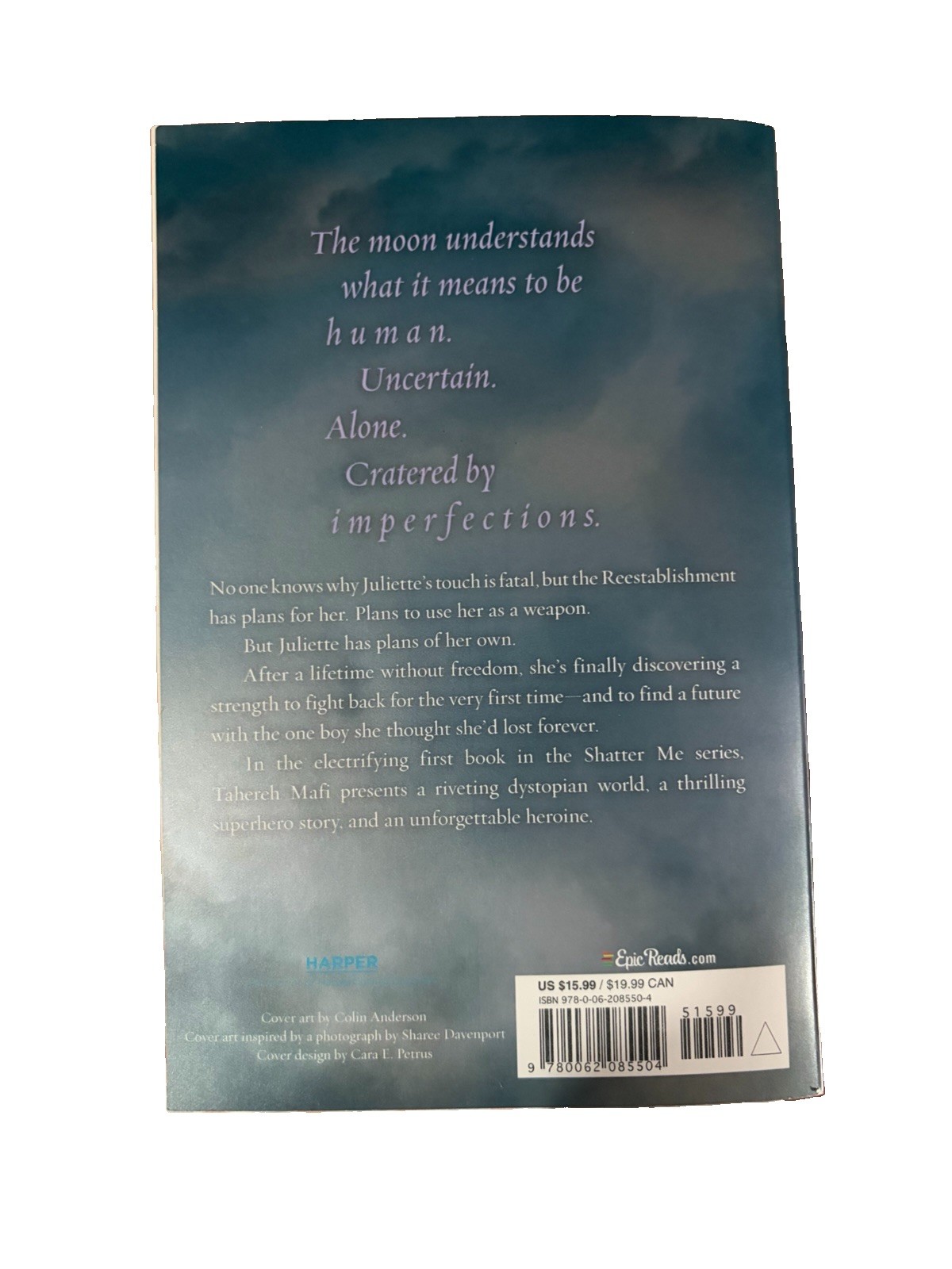 Tahereh Mafi Shatter Me (Shatter Me Series One #1) Trade Paperback 2012