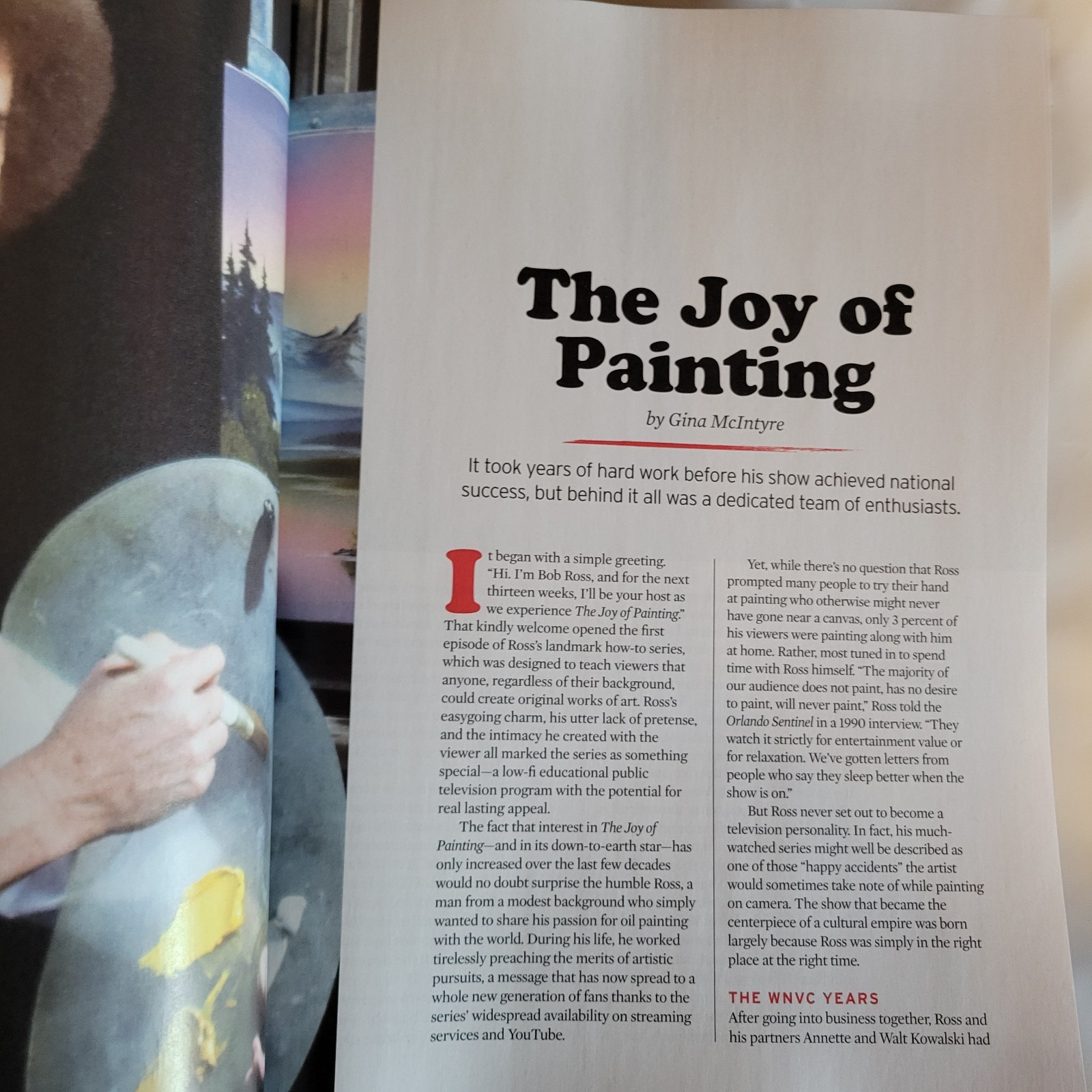 Bob Ross Magazine 2026 ~ Calm Wisdom Of Beloved The Painter ~ Joy Of Painting