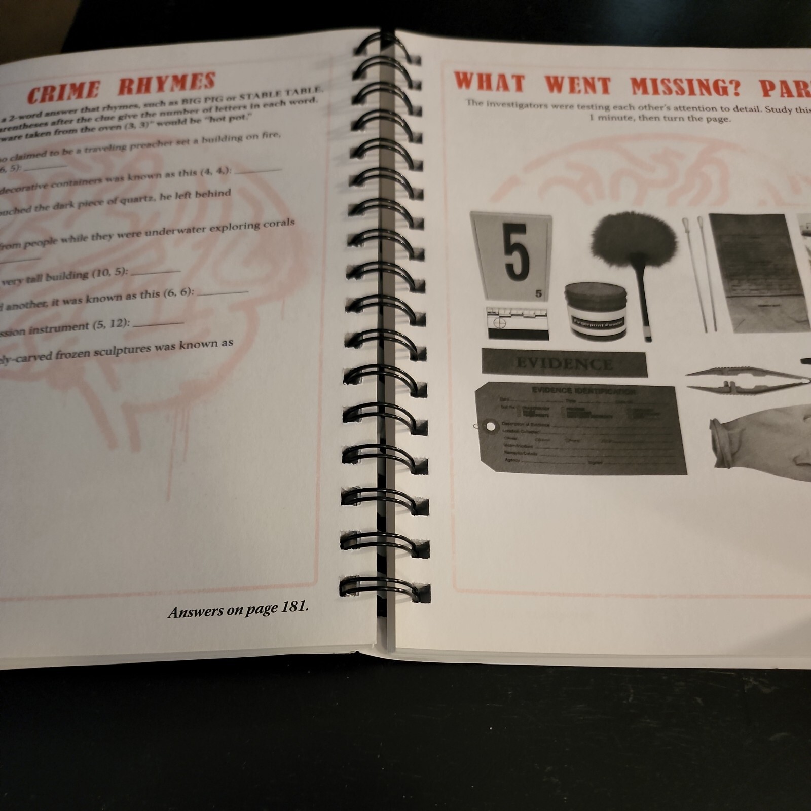 Brain Games Ser.: Brain Games – Criminal Mind Puzzles : Collect the Clues and…