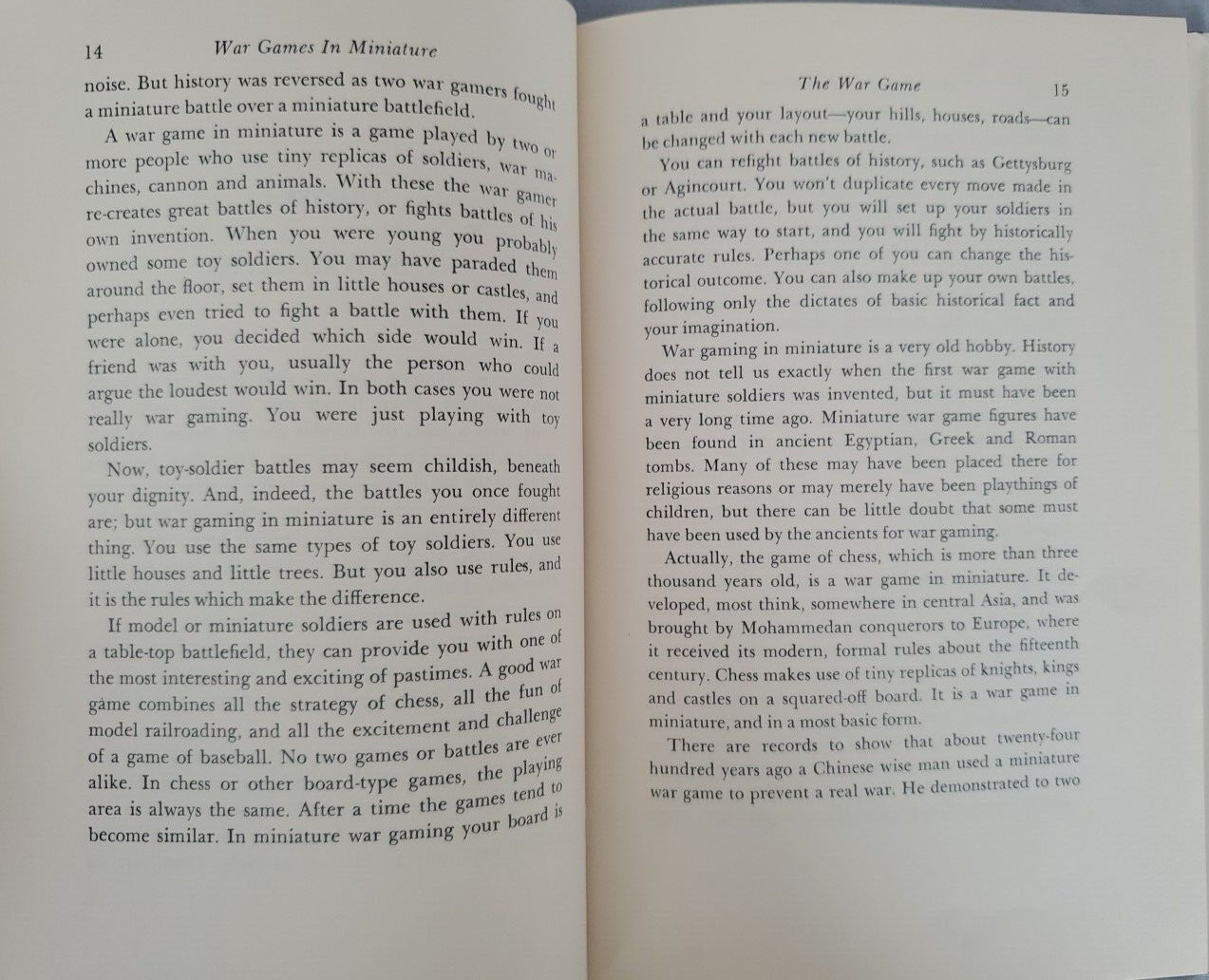 How to Play War Games in Miniature by Joseph Morschauser – Vintage Hardcover