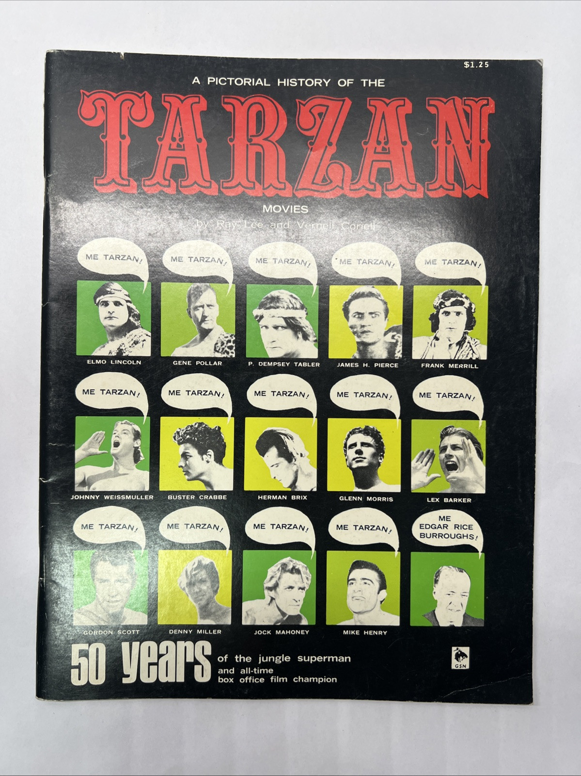 Tarzan History Weissmuller Lex Barker Gordon Scott Dennis Miller Henry Photos SC