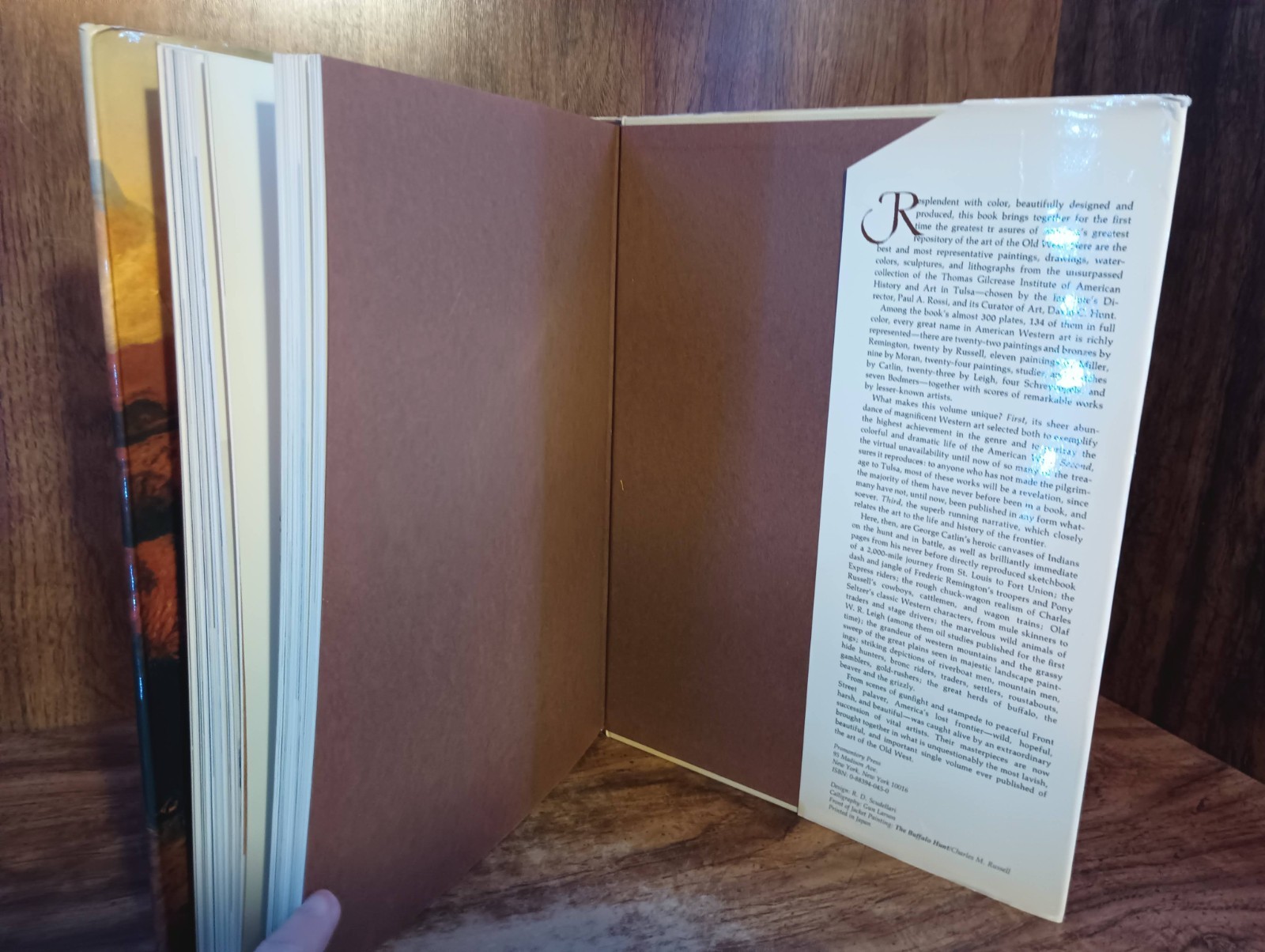 The Art of the Old West Paul Rossi HC w/ Dust Jacket 1981 Western Art