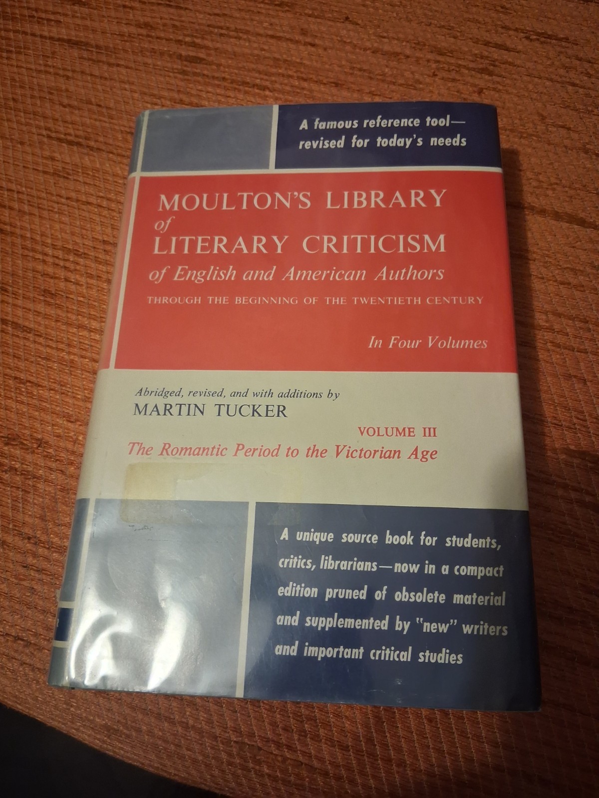 Moulton’s library of literary criticism of english and American authors. 1981