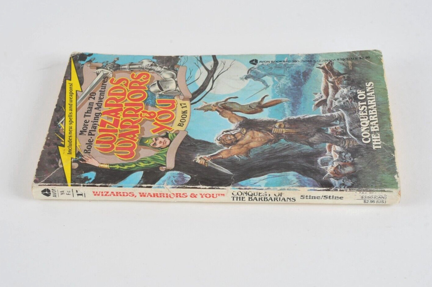 Wizards Warriors & You Book #17 Conquest Of The Barbarians First Printing 1986