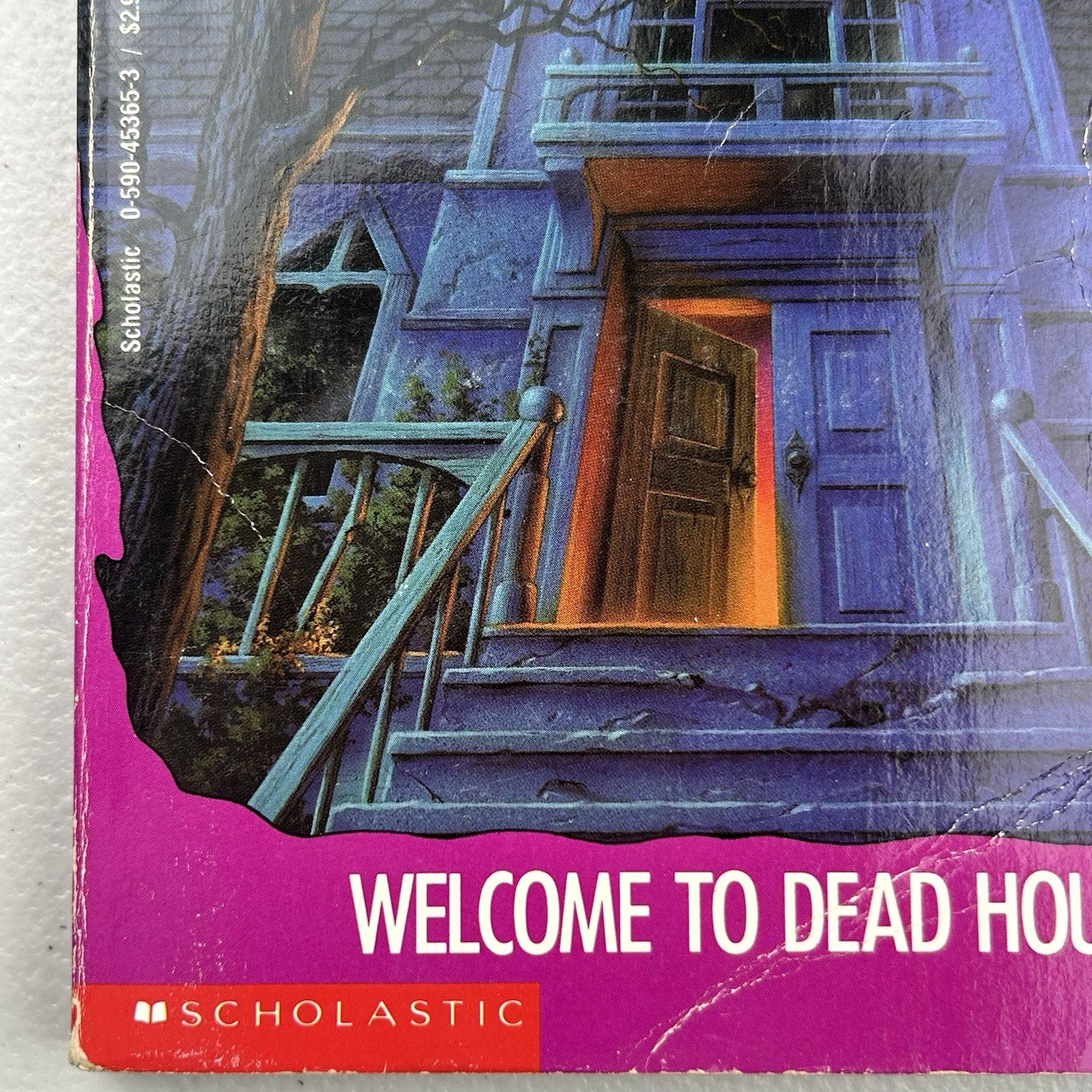 Goosebumps Welcome To Dead House Book RL Stine 1992 Unnumbered 1st Edition Print