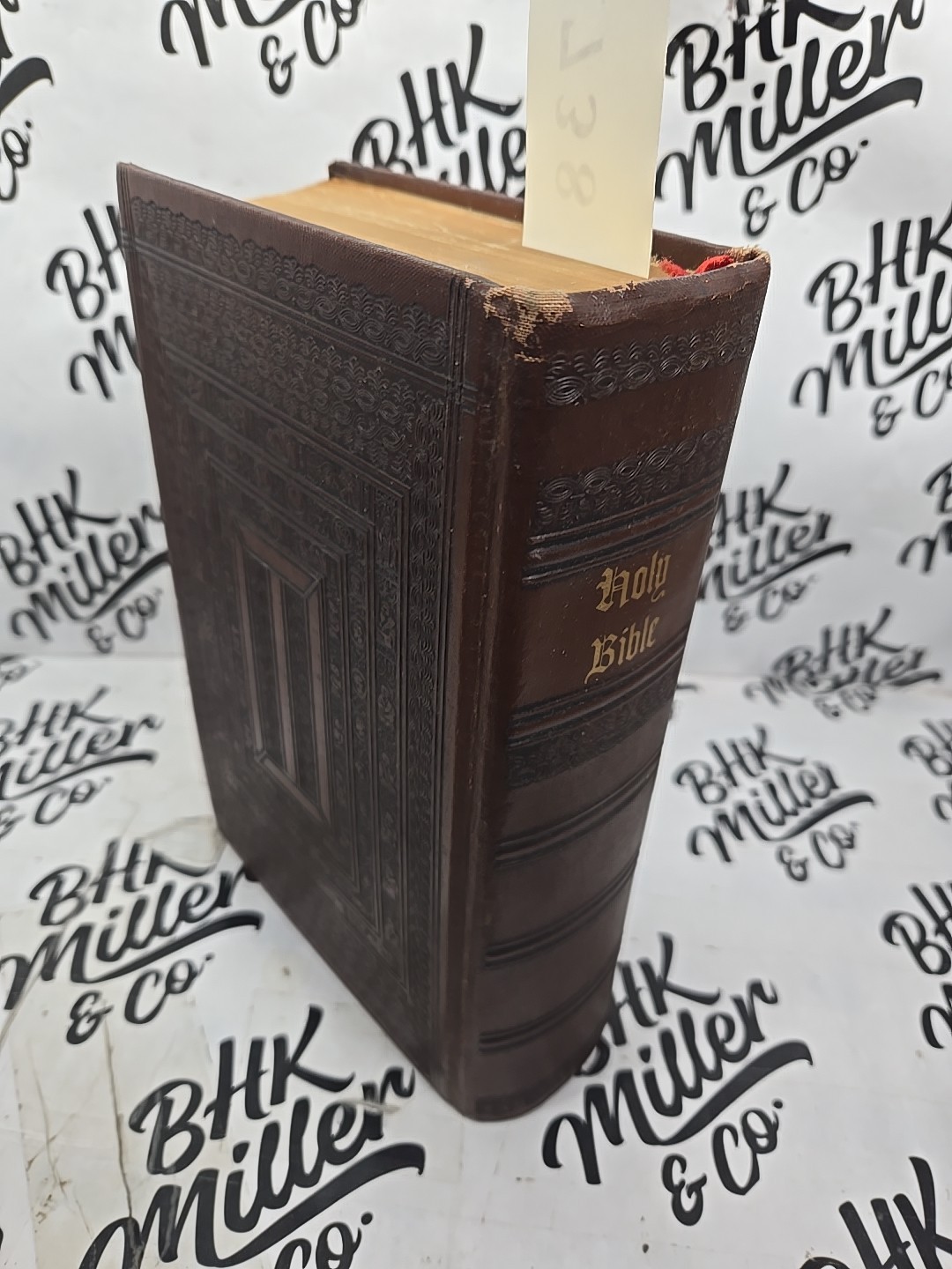 Catholic Family Edition Holy Bible John J Crawley 1953 HC Illustrated Spellman