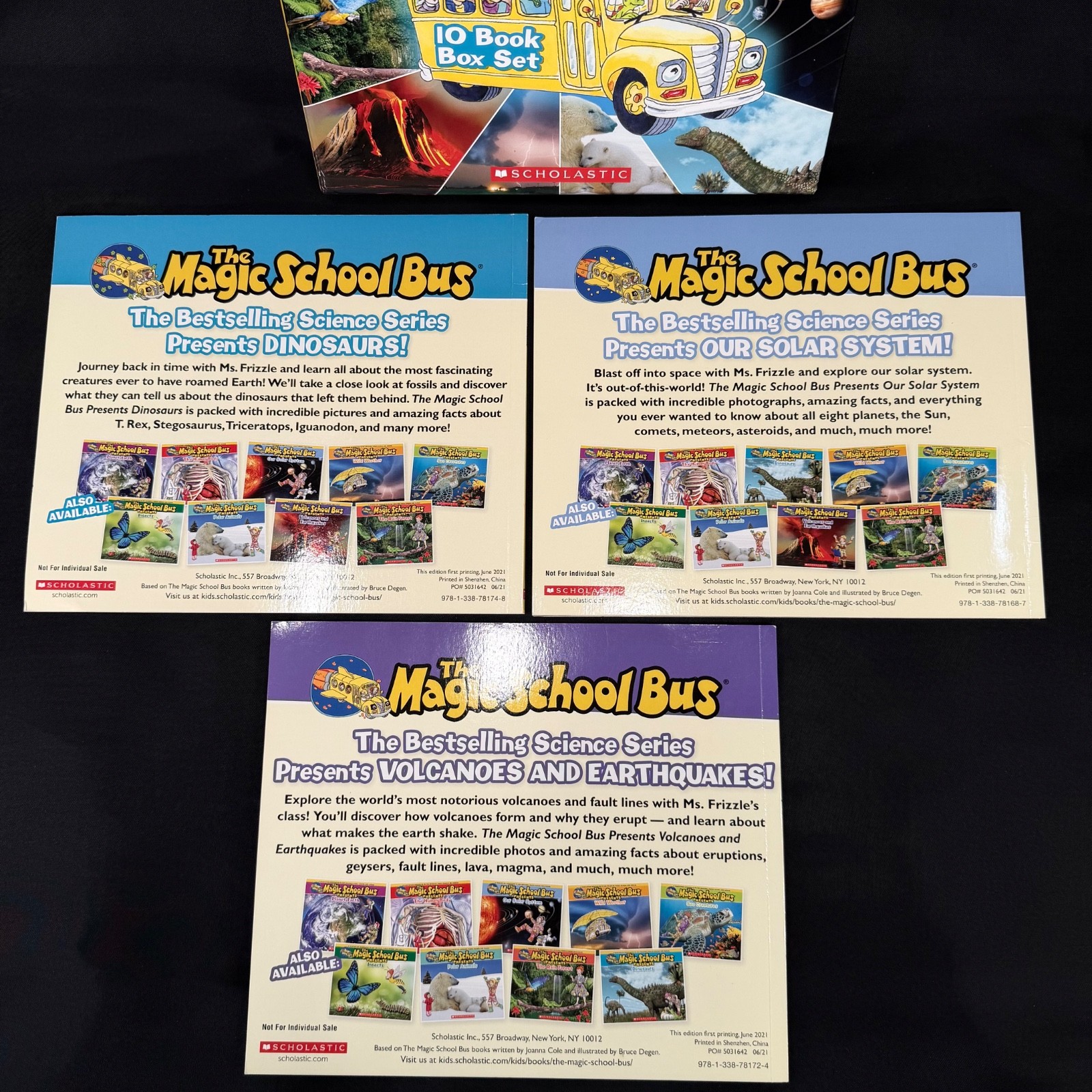 Magic School Bus Presents 10-Book Set 2021 Paperbacks with Case Scholastic Inc.