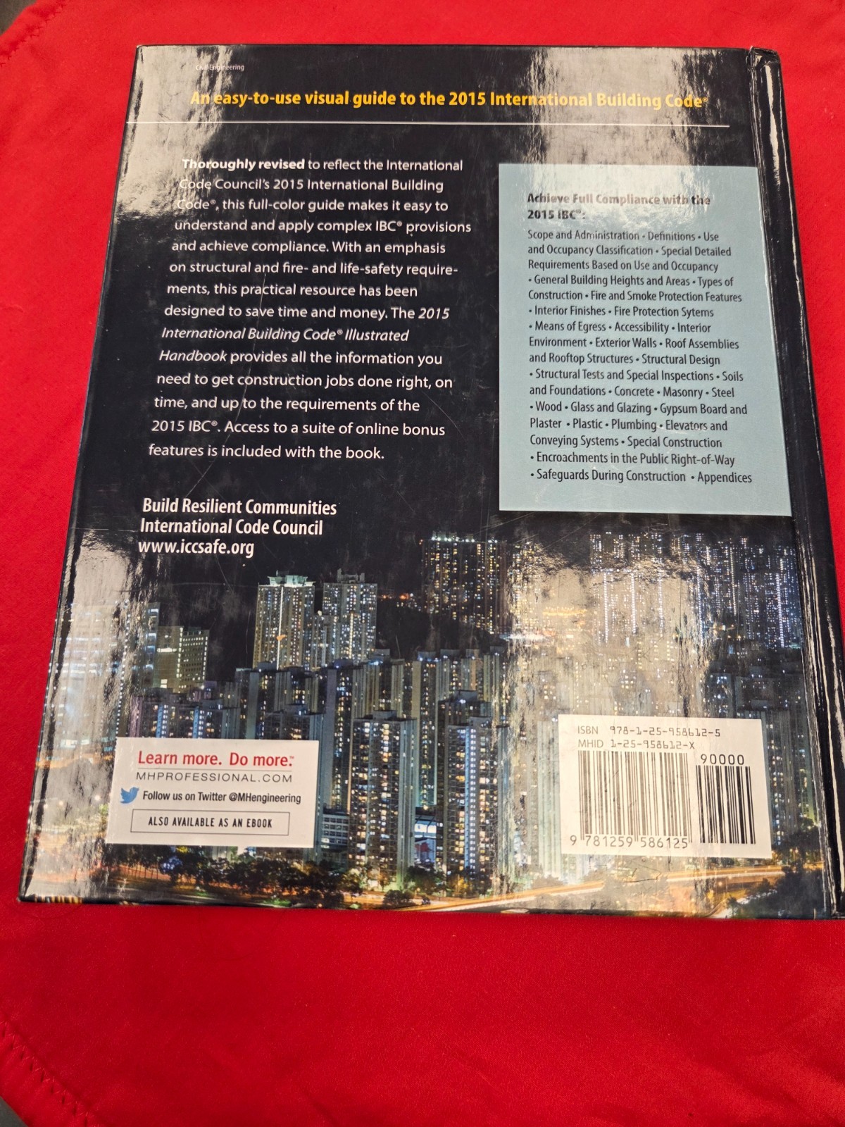 2015 International Building Code Illustrated Handbook Hardcover