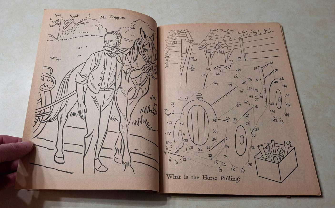 Vintage Chitty Chitty Bang Bang Coloring Book 1969 Dick Van Dyke Fun & Activity