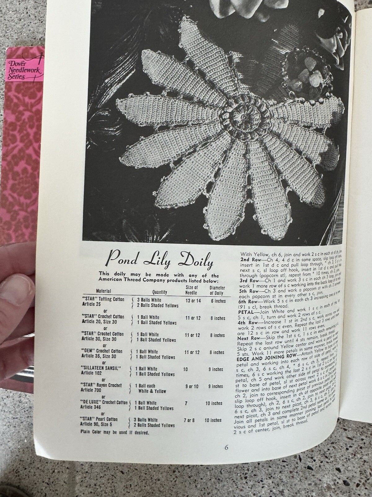 Rita Weiss Floral Doilies for Crocheting and Crocheting doilies book set craft