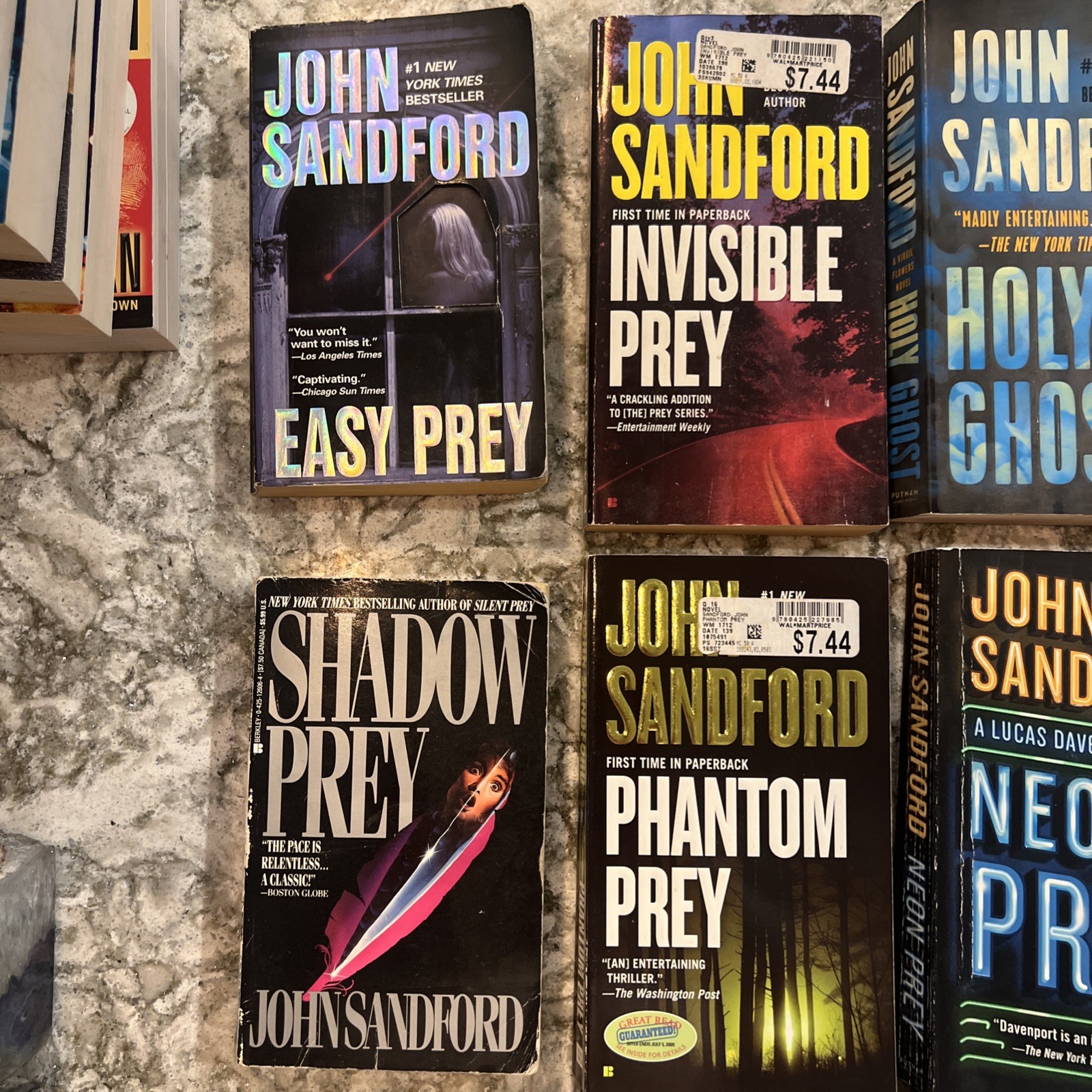 Lot of 23 John Sandford Assorted Paperback Books