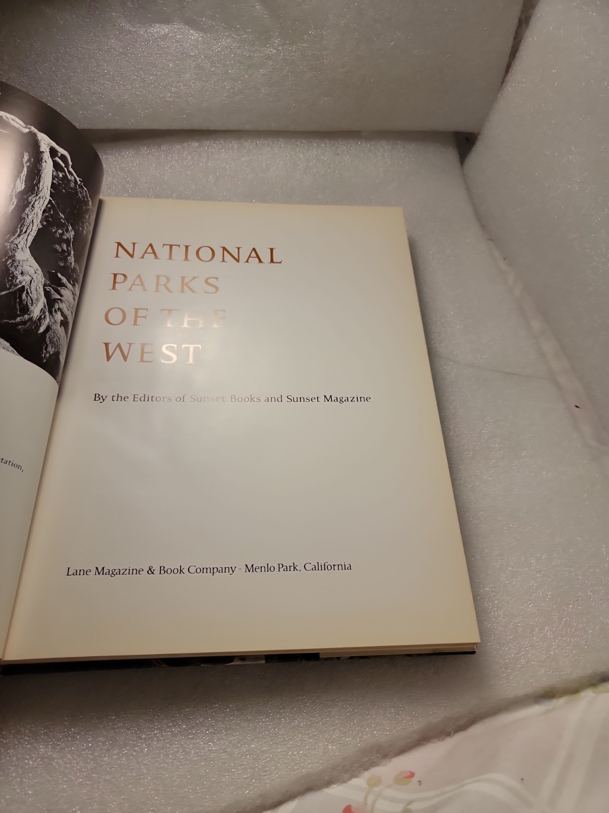 EXCELLENT! National Parks of the West A Sunset Book 2D2G Hardcover VINTAGE