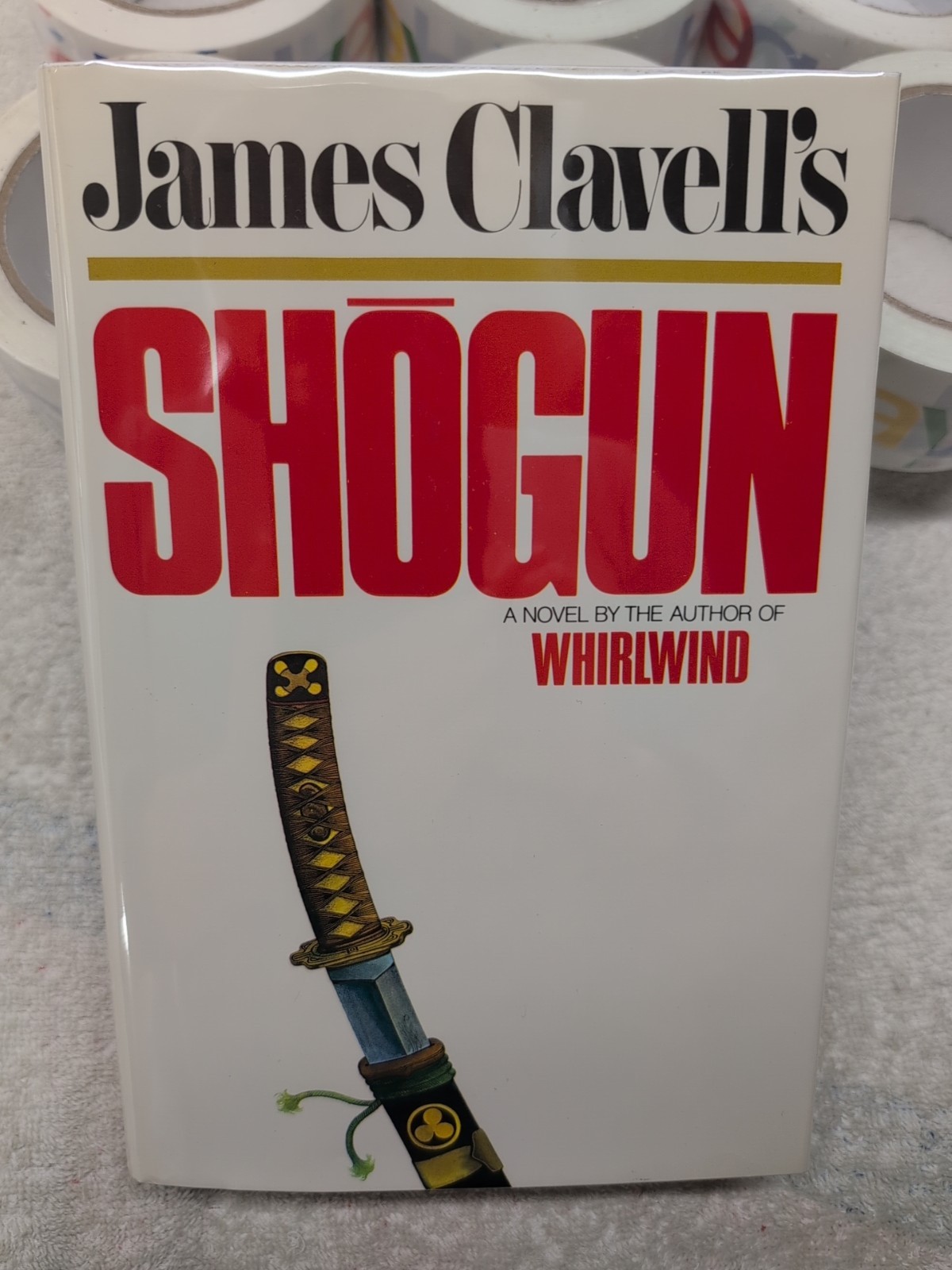 SHOGUN James Clavell (1983) Delacorte 1st Ed 4th Print FULL SIZE + Custom Mylar!