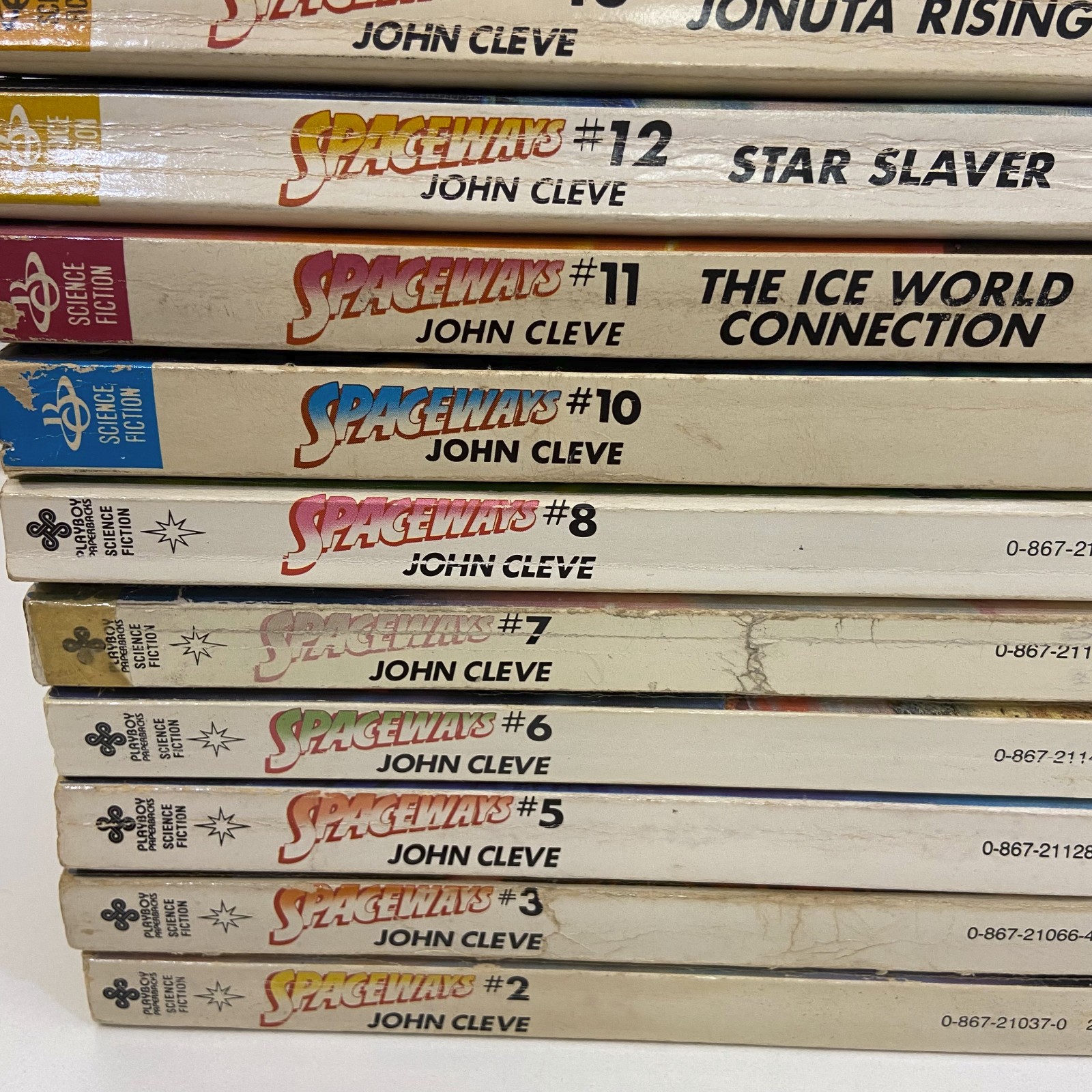 15 John Cleve Spaceways Series Misc Volumes MMPB VTG Science Fiction Novels Lot