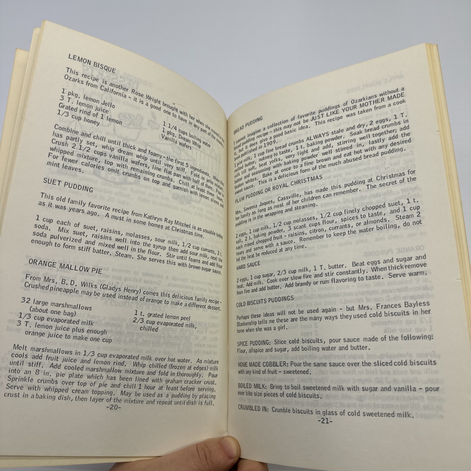 Just Like Mother Made Ozark Recipes Louise Henderson 1964 Booklet Vintage Recipe