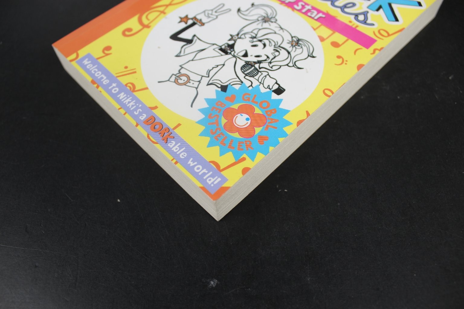 Dork Diaries Pop Star #3 Rachel Renee Russell 2014 Children’s Fiction Kids ~VG